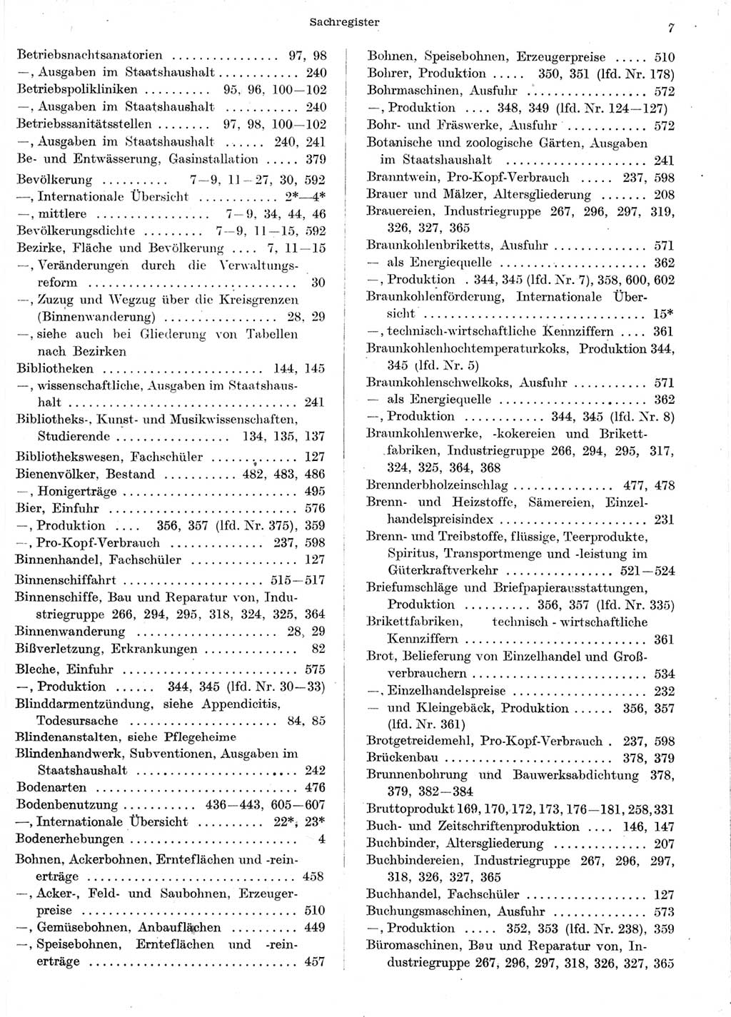 Statistisches Jahrbuch der Deutschen Demokratischen Republik (DDR) 1958, Seite 7 (Stat. Jb. DDR 1958, S. 7)