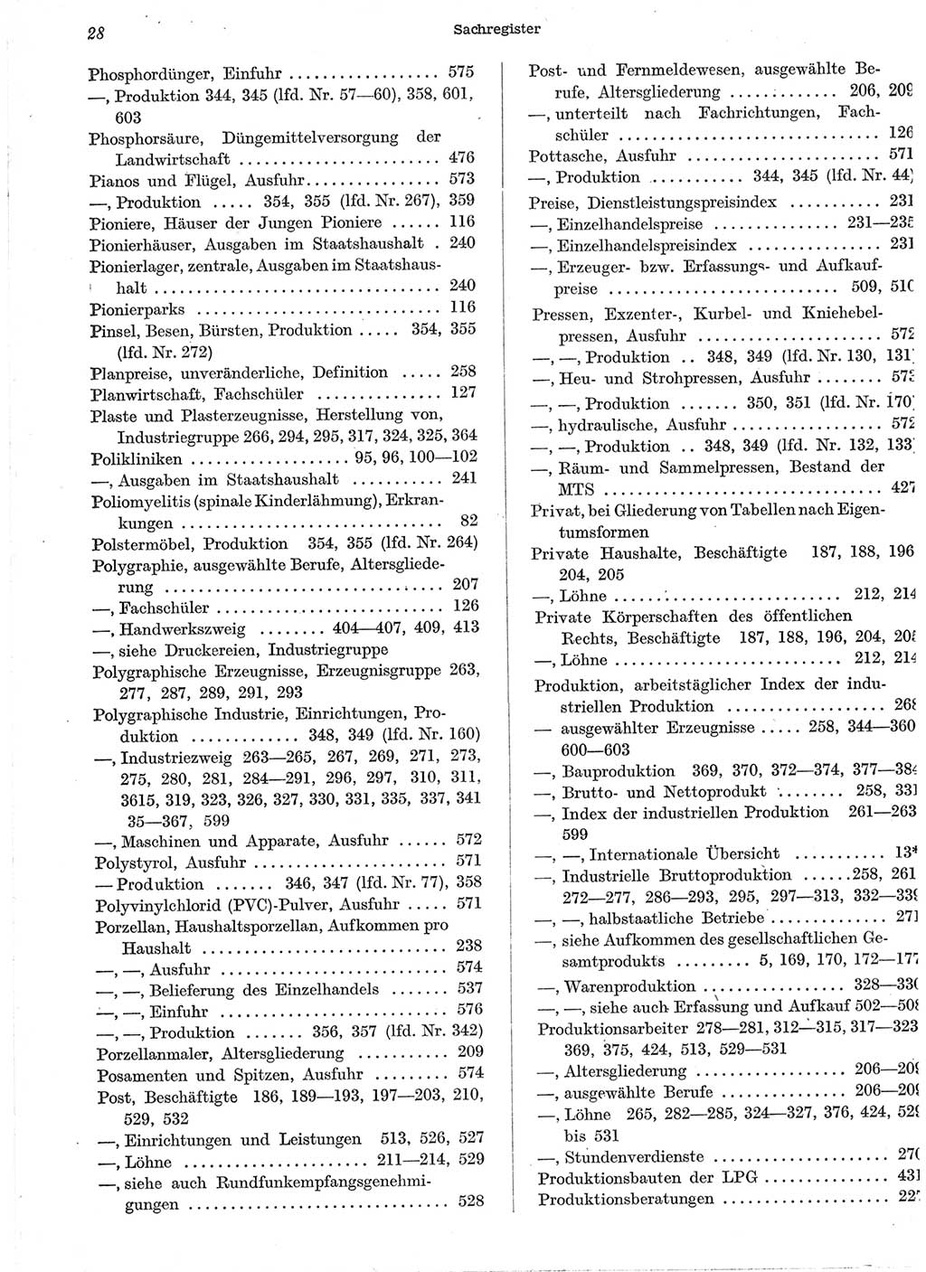 Statistisches Jahrbuch der Deutschen Demokratischen Republik (DDR) 1958, Seite 28 (Stat. Jb. DDR 1958, S. 28)