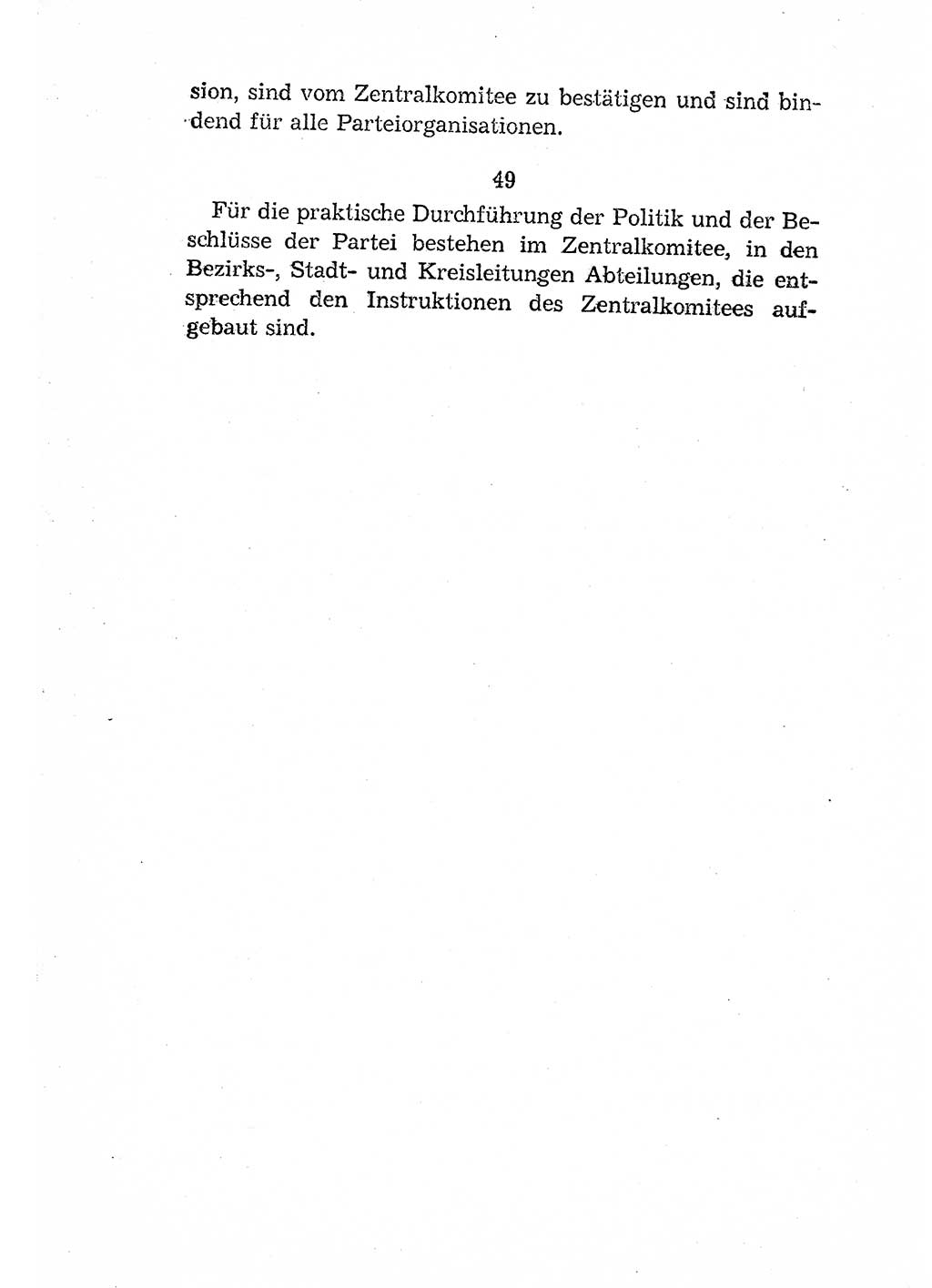 Statut der Sozialistischen Einheitspartei Deutschlands (SED) [Deutsche Demokratische Republik (DDR)] 1958, Seite 28 (St. SED DDR 1958, S. 28)