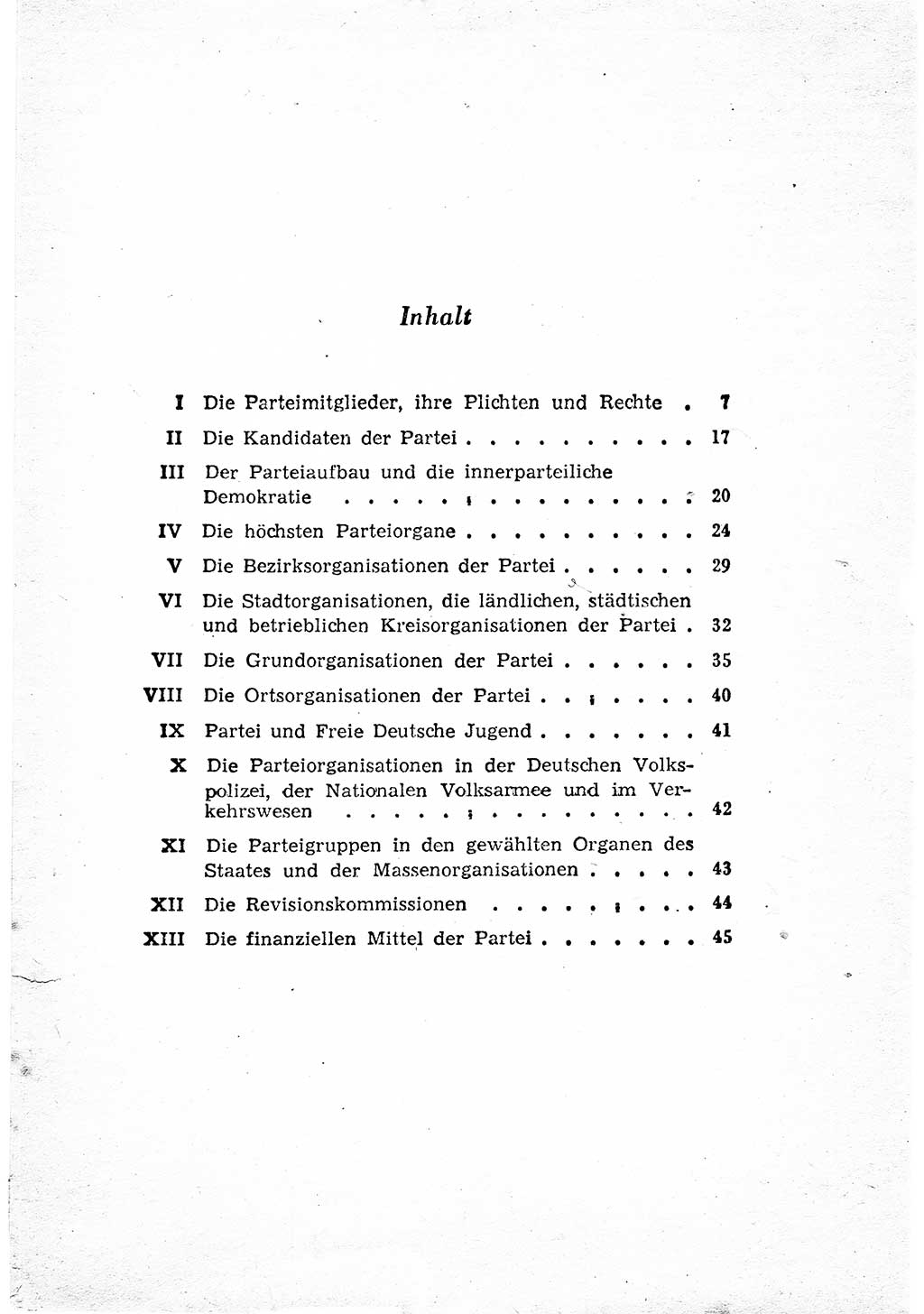 Statut der Sozialistischen Einheitspartei Deutschlands (SED) [Deutsche Demokratische Republik (DDR)] 1958, Seite 47 (St. SED DDR 1958, S. 47)