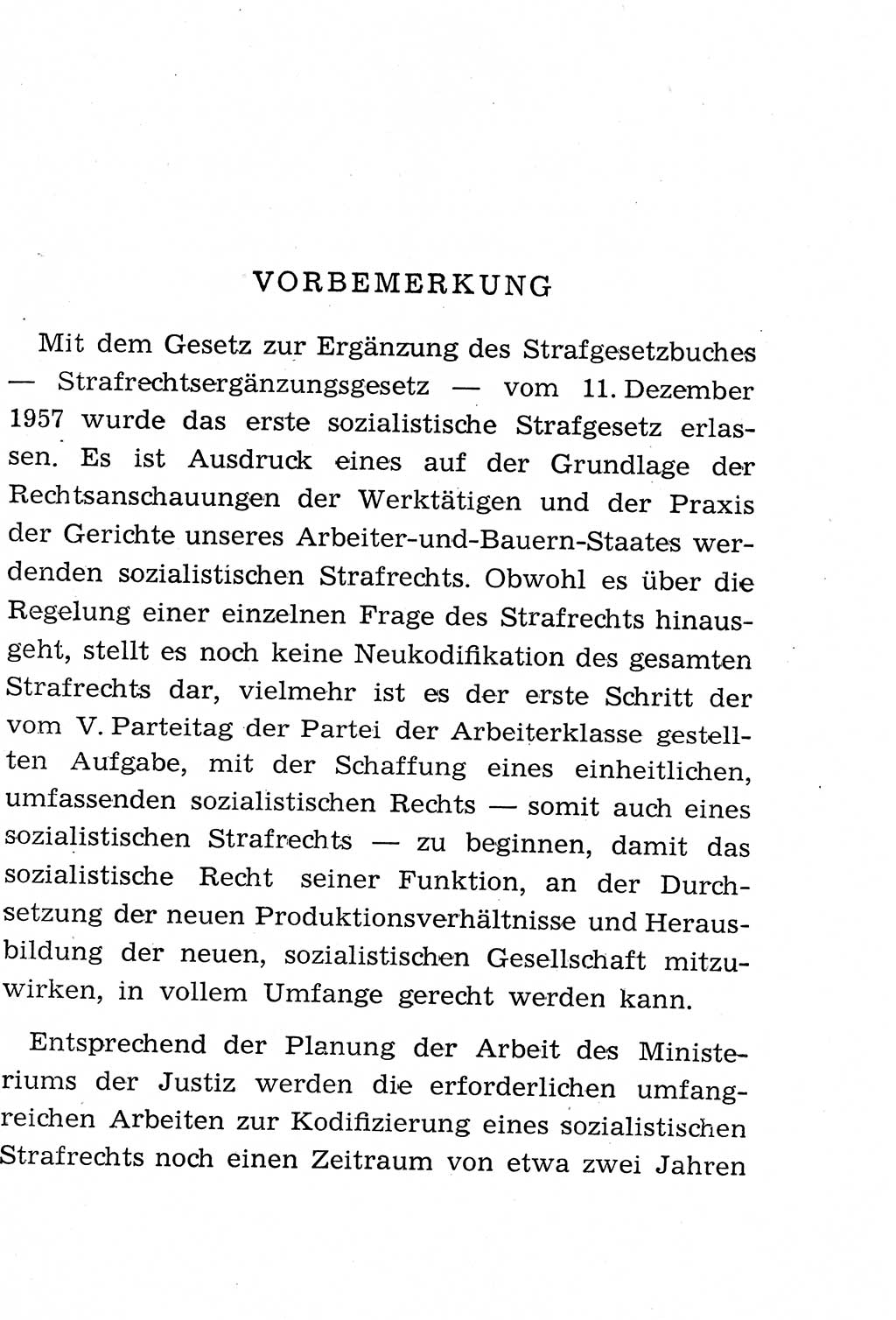 Strafgesetzbuch (StGB) und andere Strafgesetze [Deutsche Demokratische Republik (DDR)] 1958, Seite 5 (Einl. StGB Strafges. DDR 1958, S. 5)