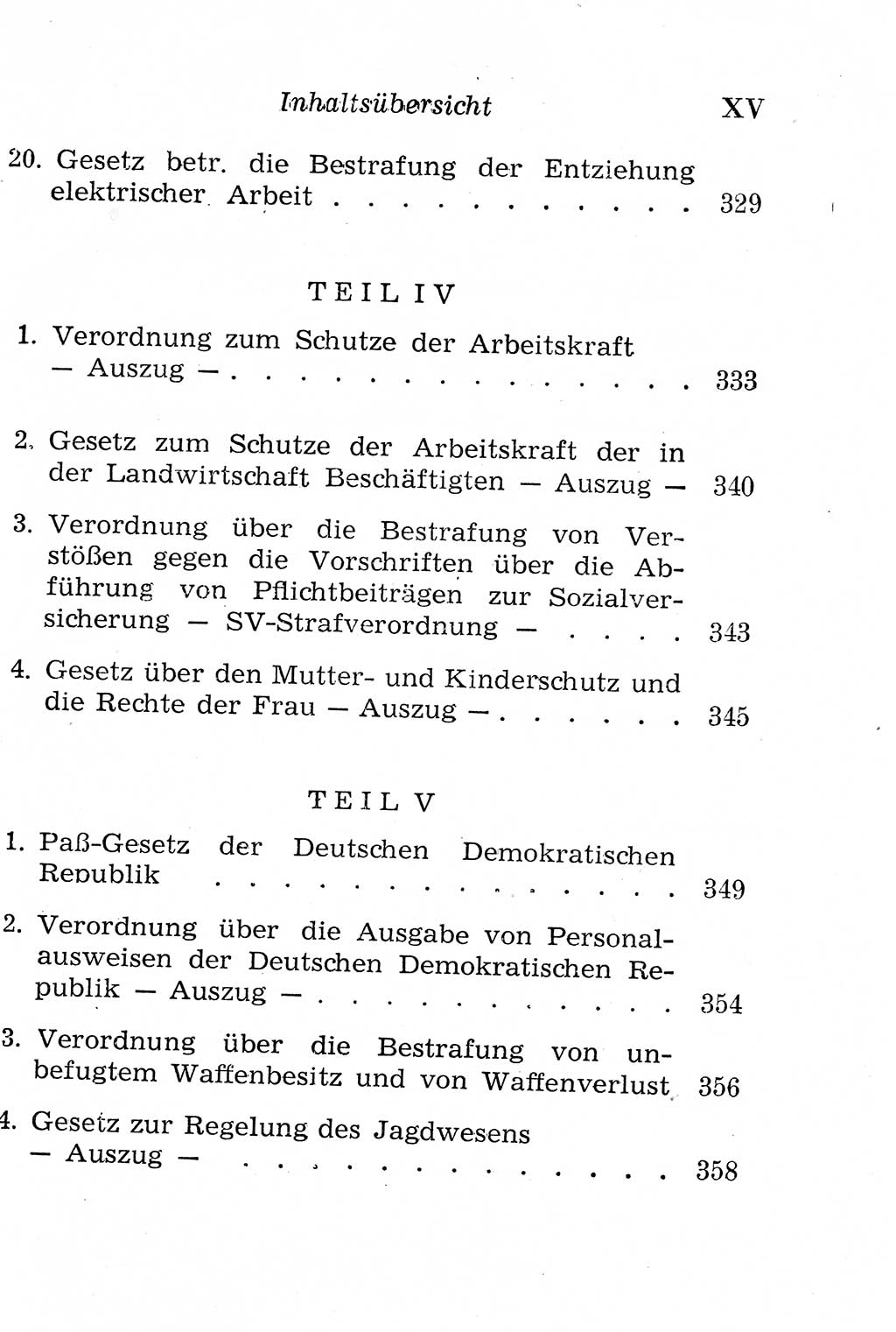 Strafgesetzbuch (StGB) und andere Strafgesetze [Deutsche Demokratische Republik (DDR)] 1958, Seite 15 (Einl. StGB Strafges. DDR 1958, S. 15)