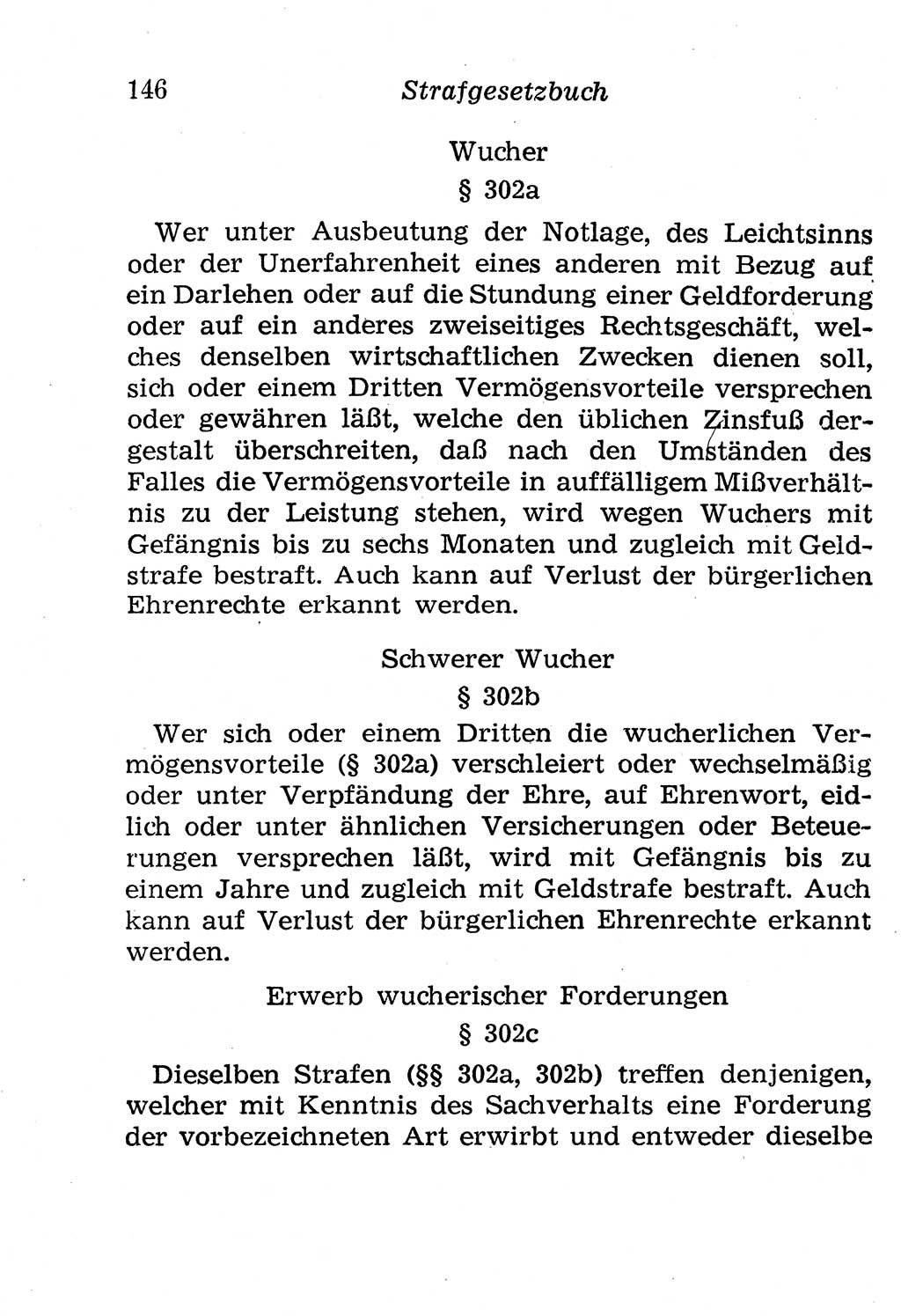 Strafgesetzbuch (StGB) und andere Strafgesetze [Deutsche Demokratische Republik (DDR)] 1958, Seite 146 (StGB Strafges. DDR 1958, S. 146)