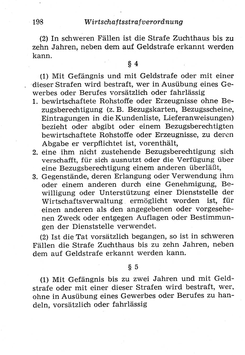 Strafgesetzbuch (StGB) und andere Strafgesetze [Deutsche Demokratische Republik (DDR)] 1958, Seite 198 (StGB Strafges. DDR 1958, S. 198)