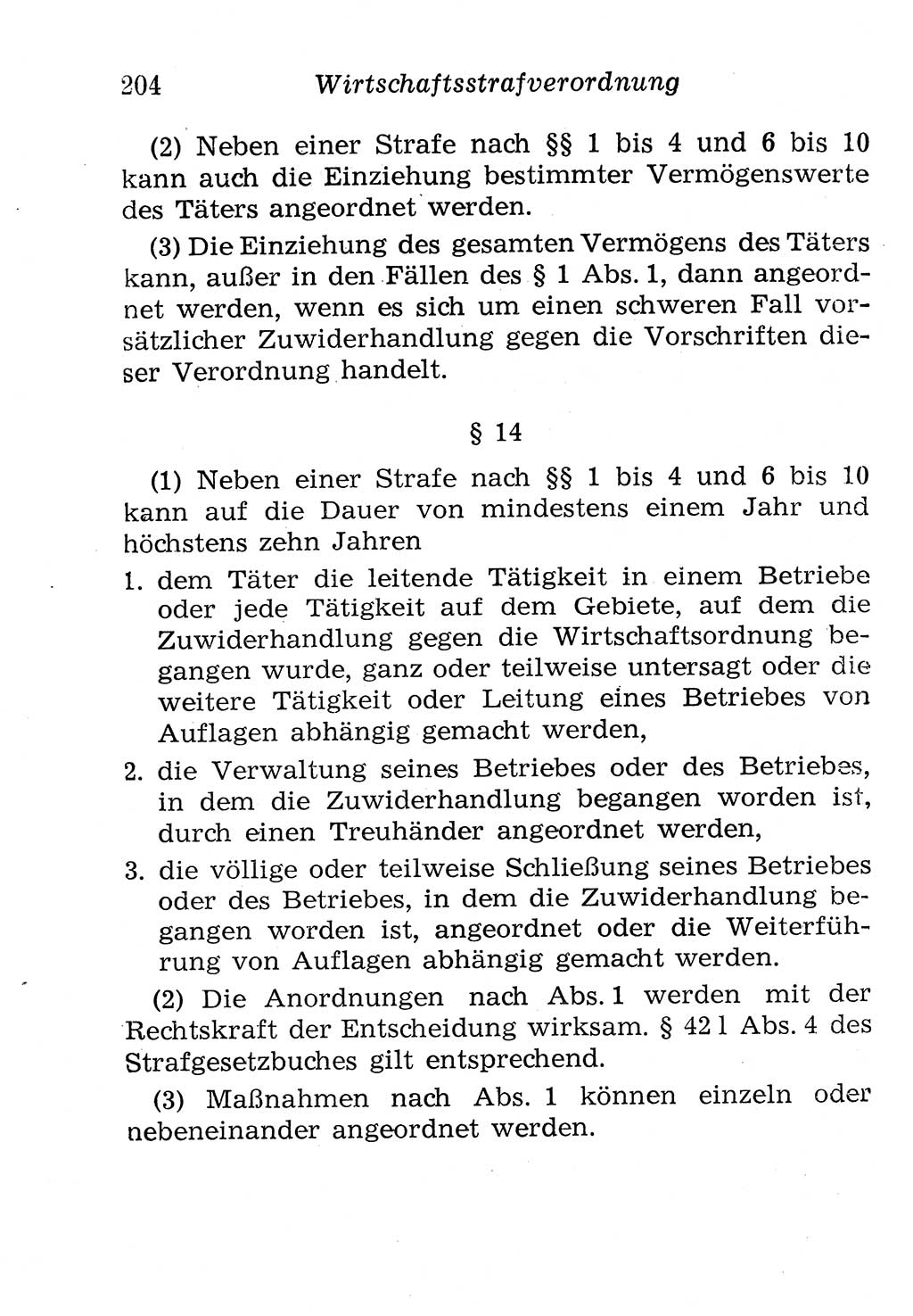 Strafgesetzbuch (StGB) und andere Strafgesetze [Deutsche Demokratische Republik (DDR)] 1958, Seite 204 (StGB Strafges. DDR 1958, S. 204)