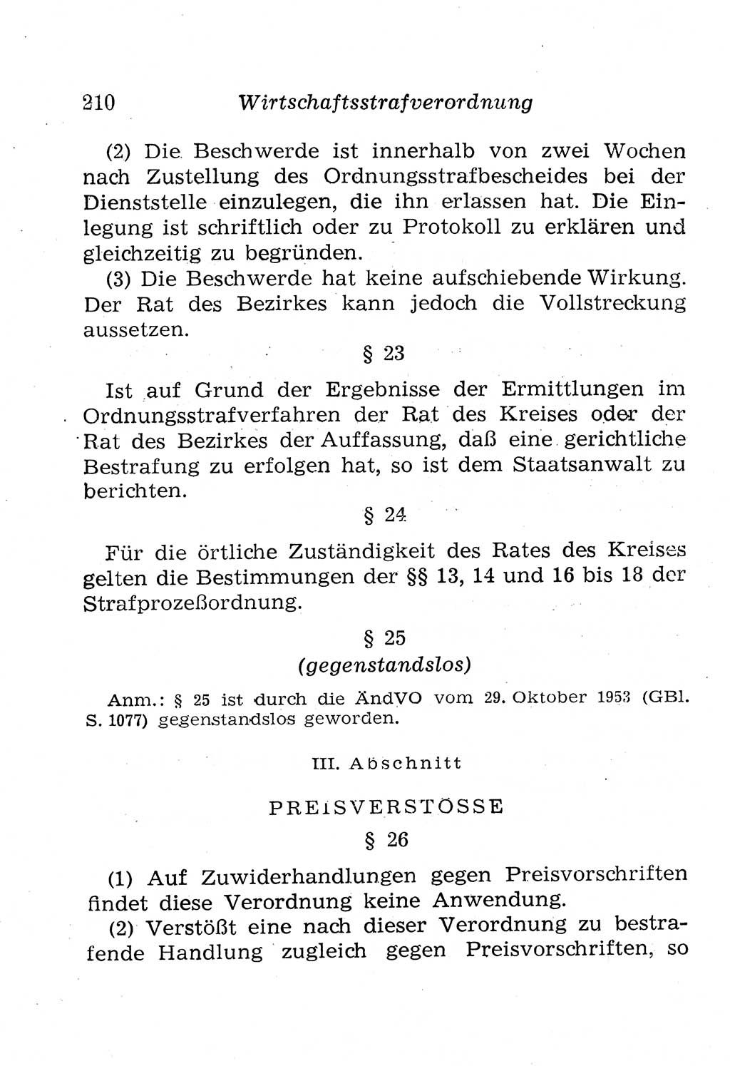 Strafgesetzbuch (StGB) und andere Strafgesetze [Deutsche Demokratische Republik (DDR)] 1958, Seite 210 (StGB Strafges. DDR 1958, S. 210)