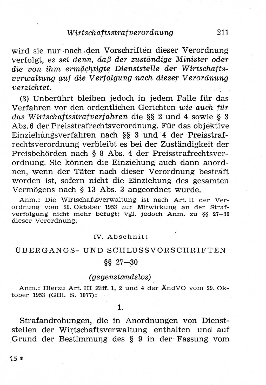 Strafgesetzbuch (StGB) und andere Strafgesetze [Deutsche Demokratische Republik (DDR)] 1958, Seite 211 (StGB Strafges. DDR 1958, S. 211)