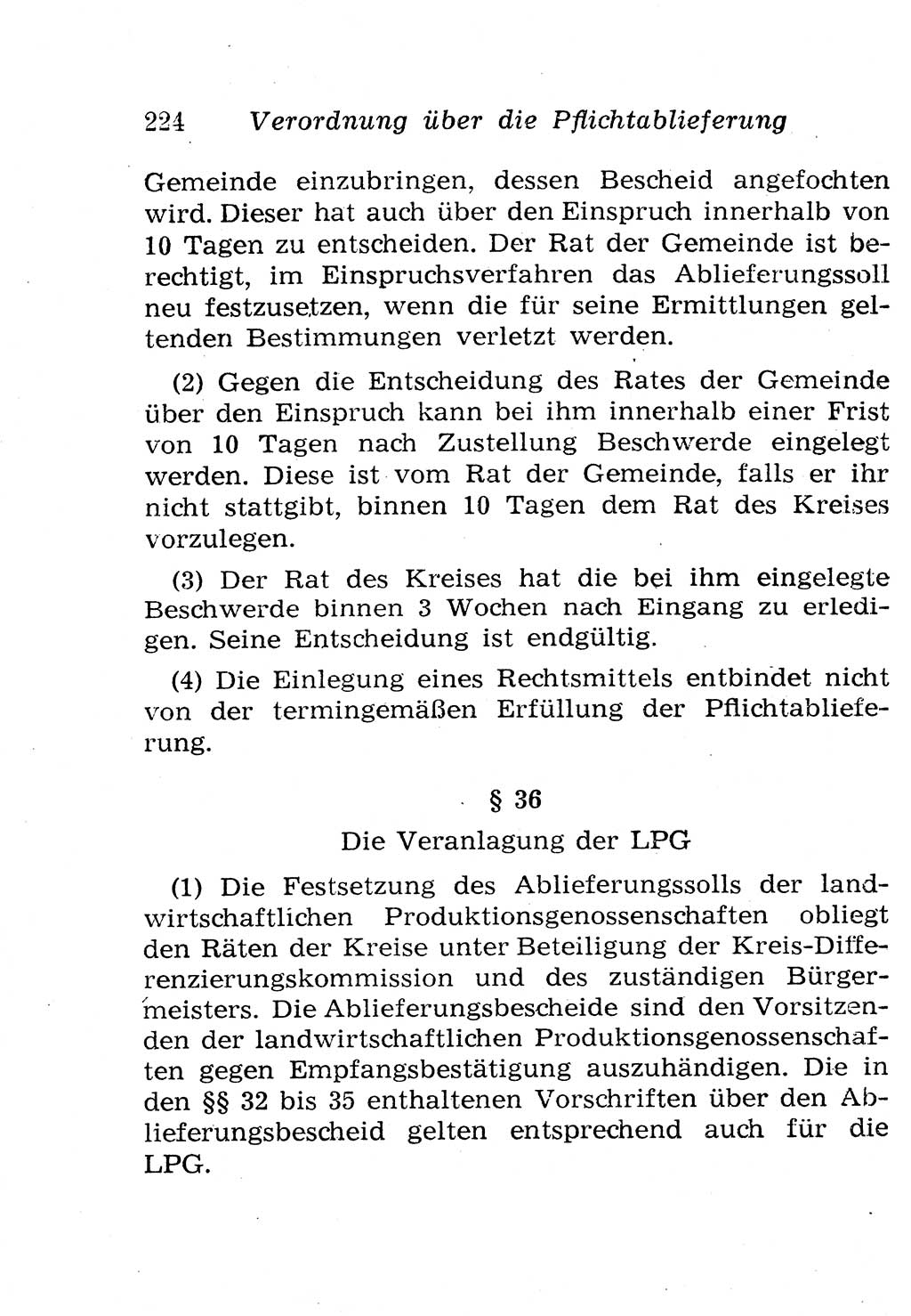 Strafgesetzbuch (StGB) und andere Strafgesetze [Deutsche Demokratische Republik (DDR)] 1958, Seite 224 (StGB Strafges. DDR 1958, S. 224)