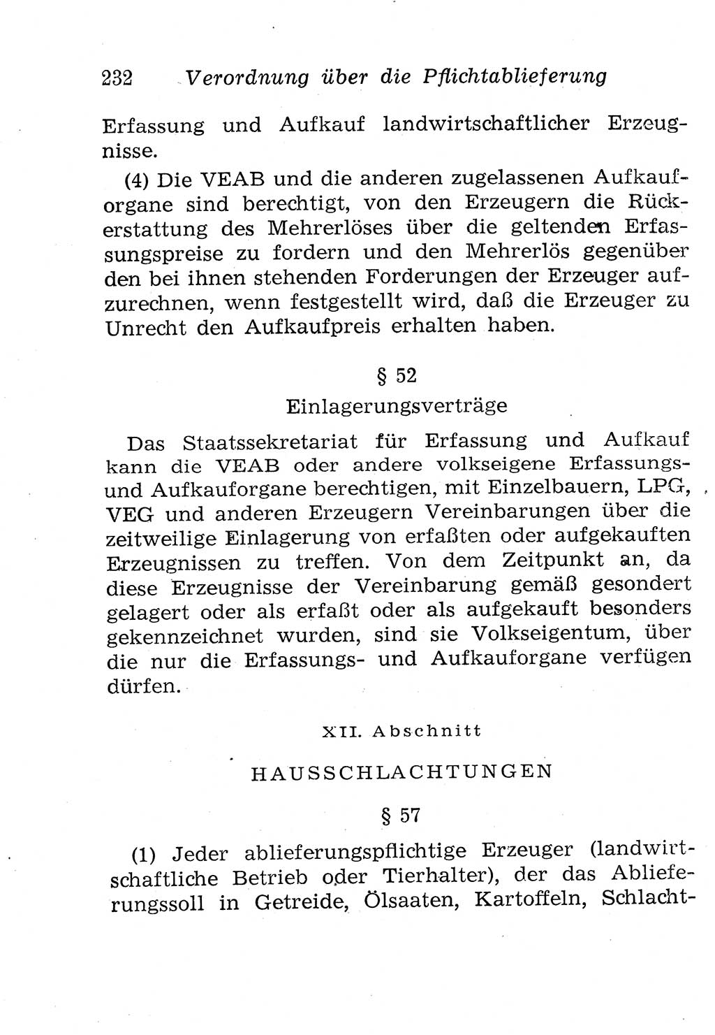 Strafgesetzbuch (StGB) und andere Strafgesetze [Deutsche Demokratische Republik (DDR)] 1958, Seite 232 (StGB Strafges. DDR 1958, S. 232)