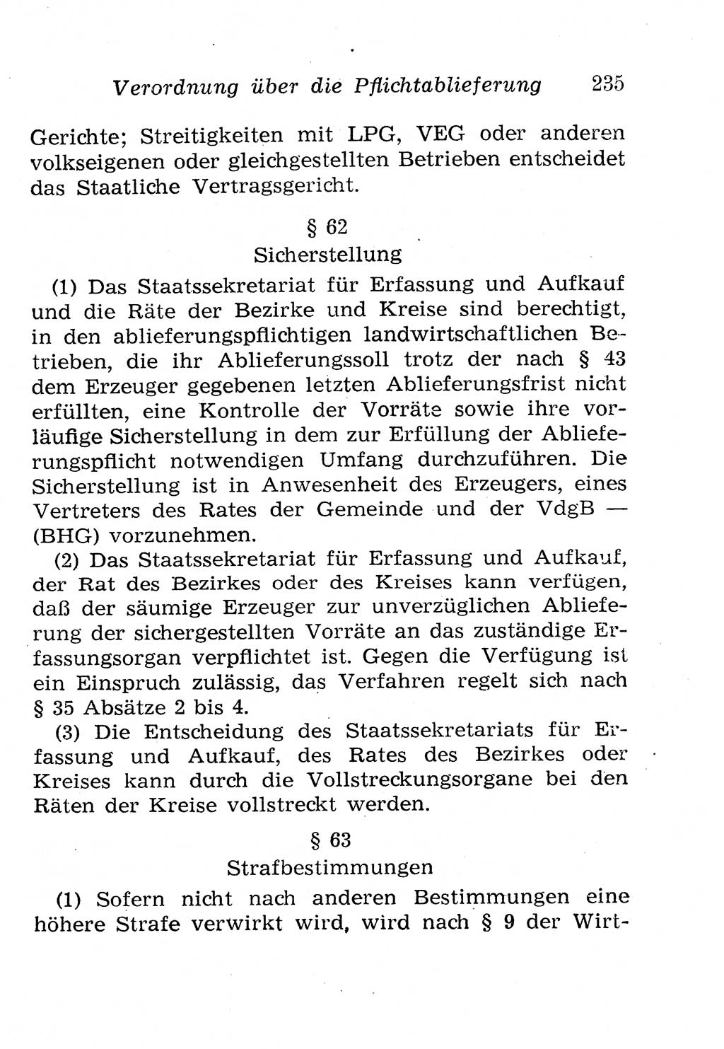 Strafgesetzbuch (StGB) und andere Strafgesetze [Deutsche Demokratische Republik (DDR)] 1958, Seite 235 (StGB Strafges. DDR 1958, S. 235)