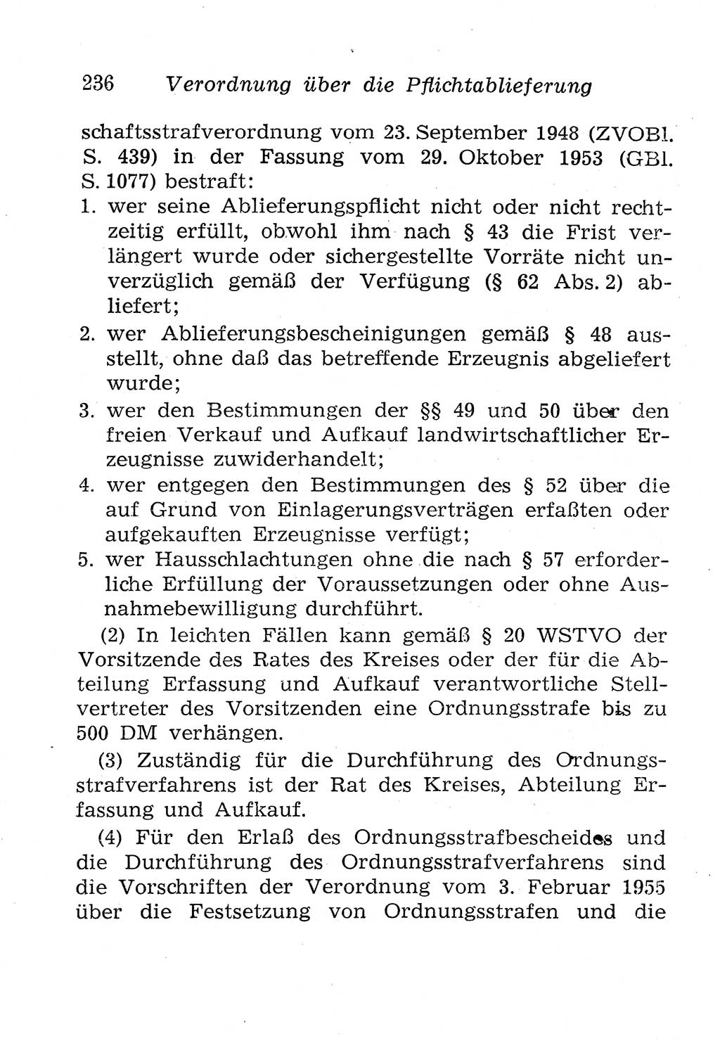 Strafgesetzbuch (StGB) und andere Strafgesetze [Deutsche Demokratische Republik (DDR)] 1958, Seite 236 (StGB Strafges. DDR 1958, S. 236)