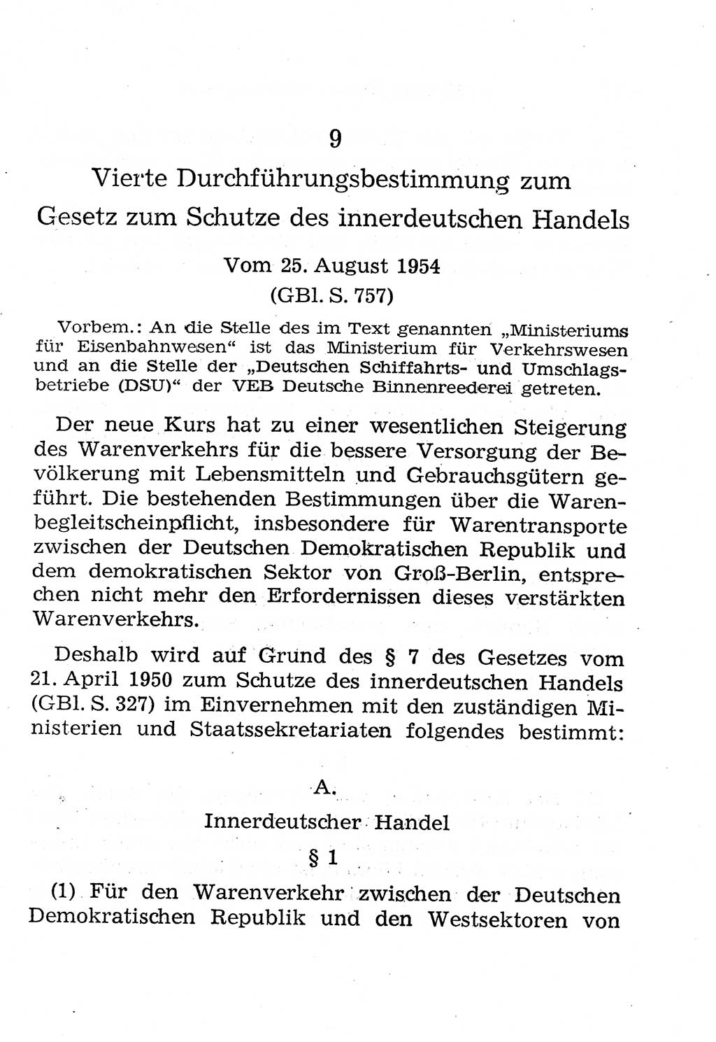 Strafgesetzbuch (StGB) und andere Strafgesetze [Deutsche Demokratische Republik (DDR)] 1958, Seite 261 (StGB Strafges. DDR 1958, S. 261)