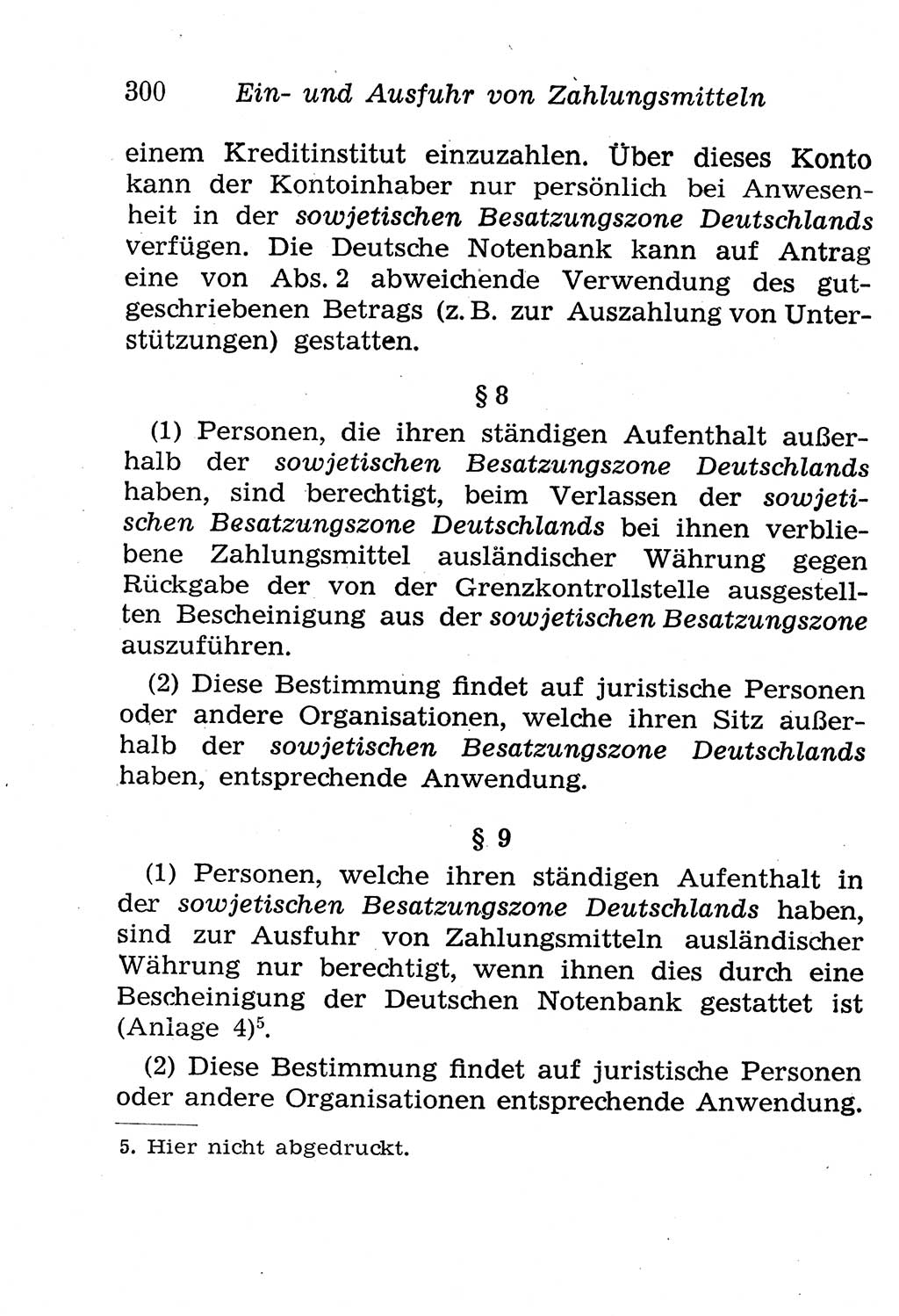 Strafgesetzbuch (StGB) und andere Strafgesetze [Deutsche Demokratische Republik (DDR)] 1958, Seite 300 (StGB Strafges. DDR 1958, S. 300)