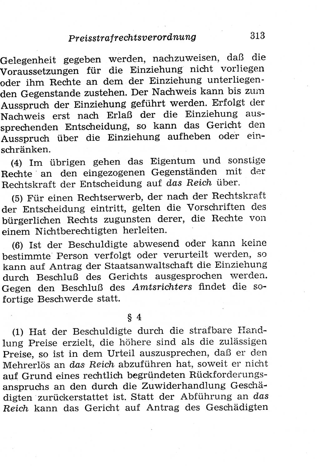 Strafgesetzbuch (StGB) und andere Strafgesetze [Deutsche Demokratische Republik (DDR)] 1958, Seite 313 (StGB Strafges. DDR 1958, S. 313)