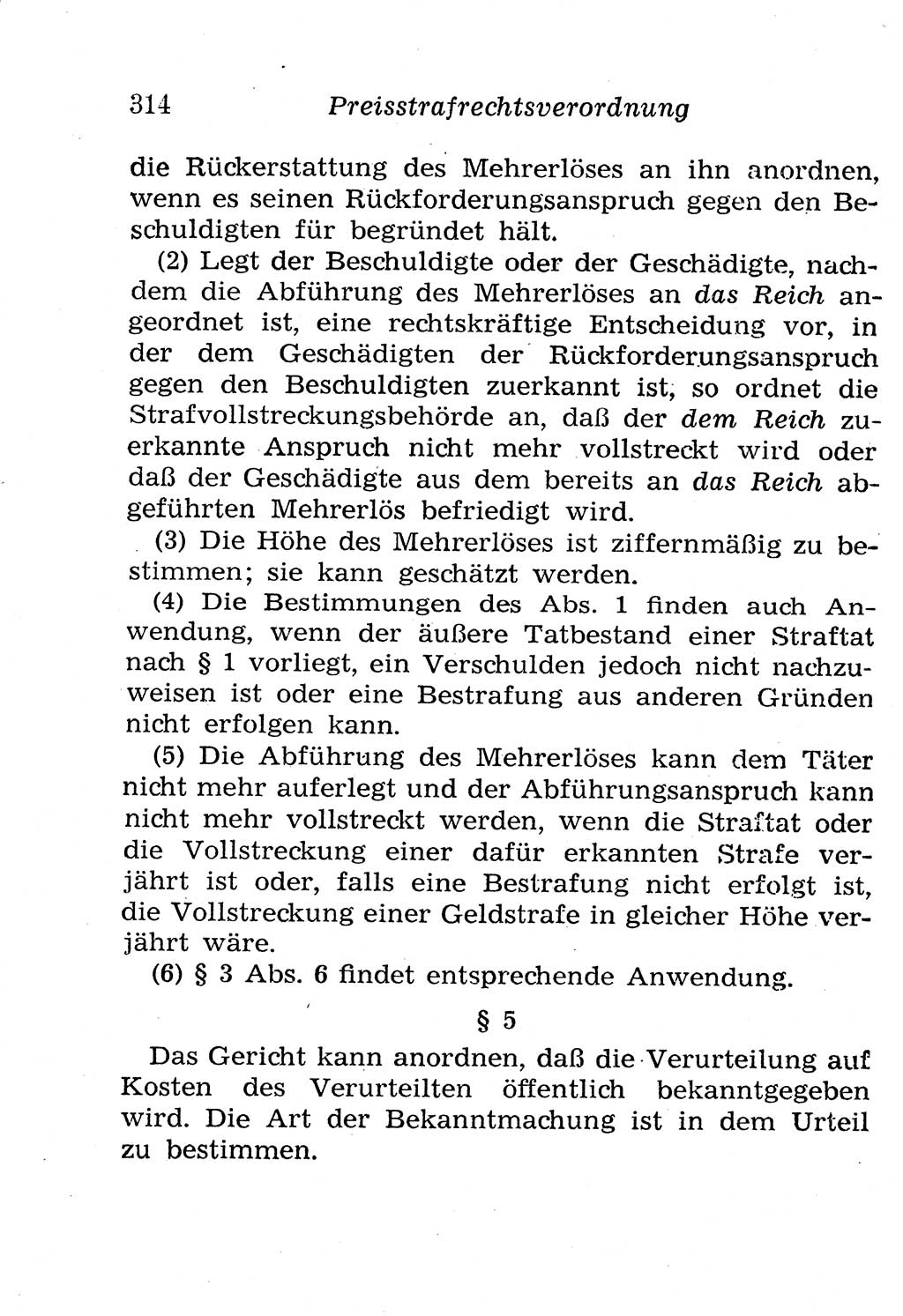 Strafgesetzbuch (StGB) und andere Strafgesetze [Deutsche Demokratische Republik (DDR)] 1958, Seite 314 (StGB Strafges. DDR 1958, S. 314)