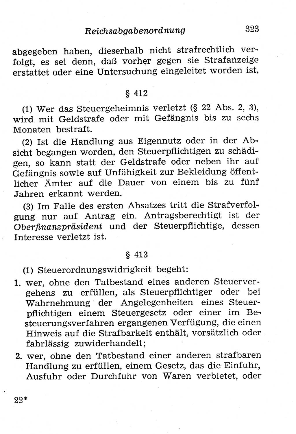 Strafgesetzbuch (StGB) und andere Strafgesetze [Deutsche Demokratische Republik (DDR)] 1958, Seite 323 (StGB Strafges. DDR 1958, S. 323)