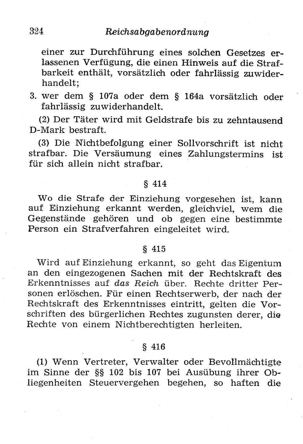 Strafgesetzbuch (StGB) und andere Strafgesetze [Deutsche Demokratische Republik (DDR)] 1958, Seite 324 (StGB Strafges. DDR 1958, S. 324)