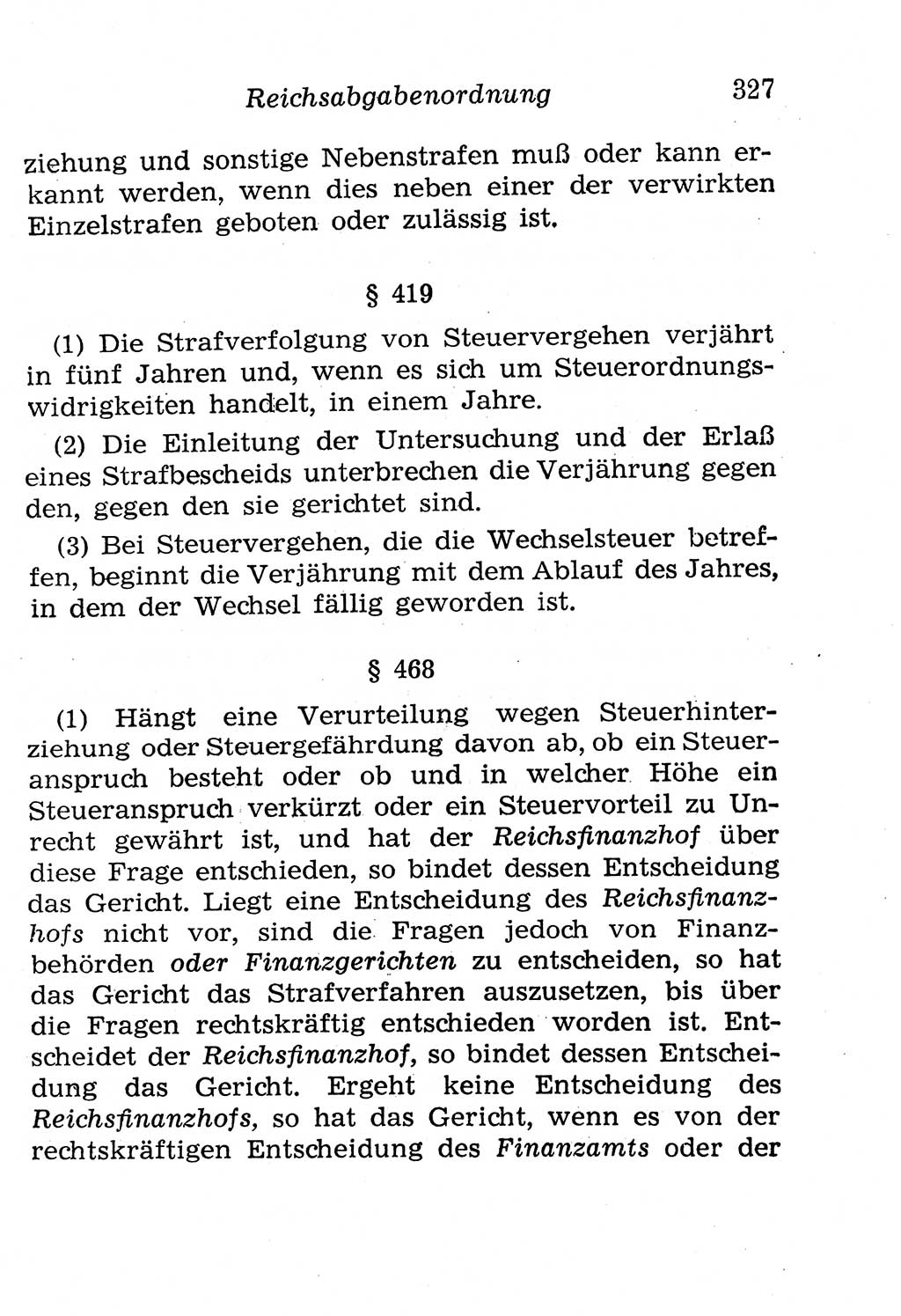 Strafgesetzbuch (StGB) und andere Strafgesetze [Deutsche Demokratische Republik (DDR)] 1958, Seite 327 (StGB Strafges. DDR 1958, S. 327)