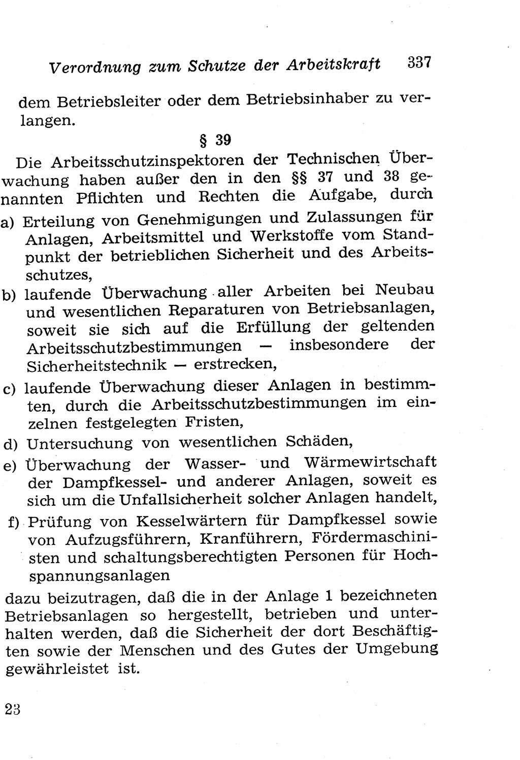 Strafgesetzbuch (StGB) und andere Strafgesetze [Deutsche Demokratische Republik (DDR)] 1958, Seite 337 (StGB Strafges. DDR 1958, S. 337)