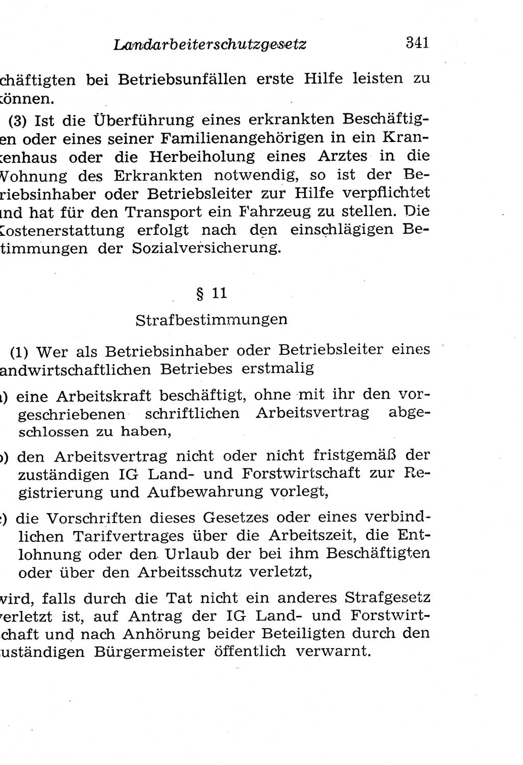 Strafgesetzbuch (StGB) und andere Strafgesetze [Deutsche Demokratische Republik (DDR)] 1958, Seite 341 (StGB Strafges. DDR 1958, S. 341)