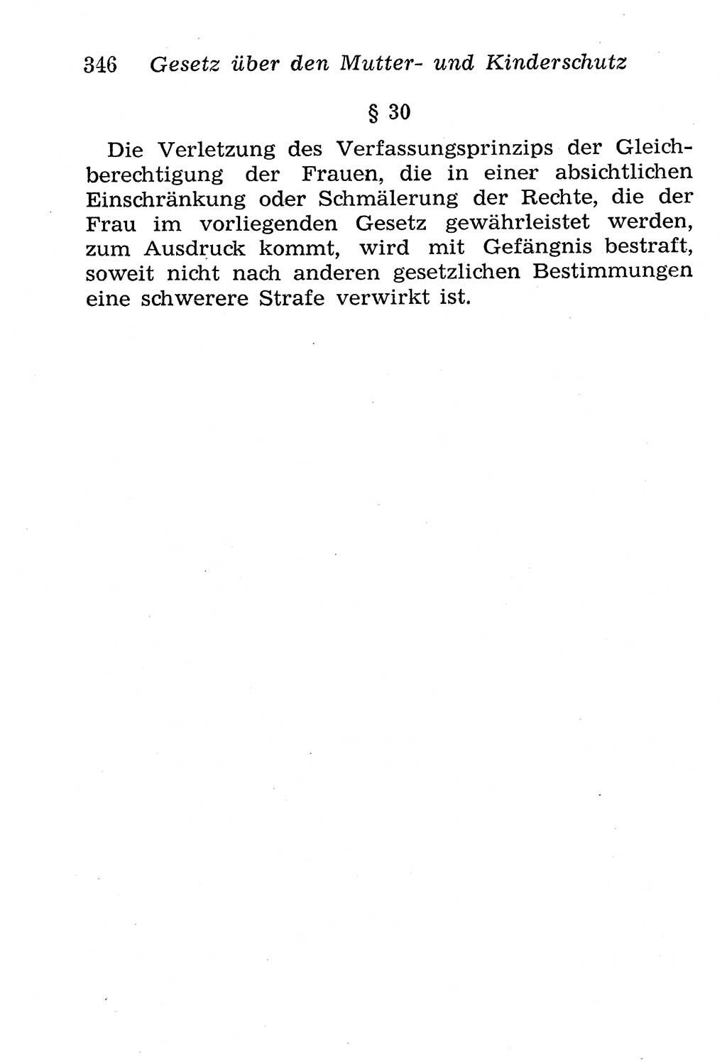 Strafgesetzbuch (StGB) und andere Strafgesetze [Deutsche Demokratische Republik (DDR)] 1958, Seite 346 (StGB Strafges. DDR 1958, S. 346)