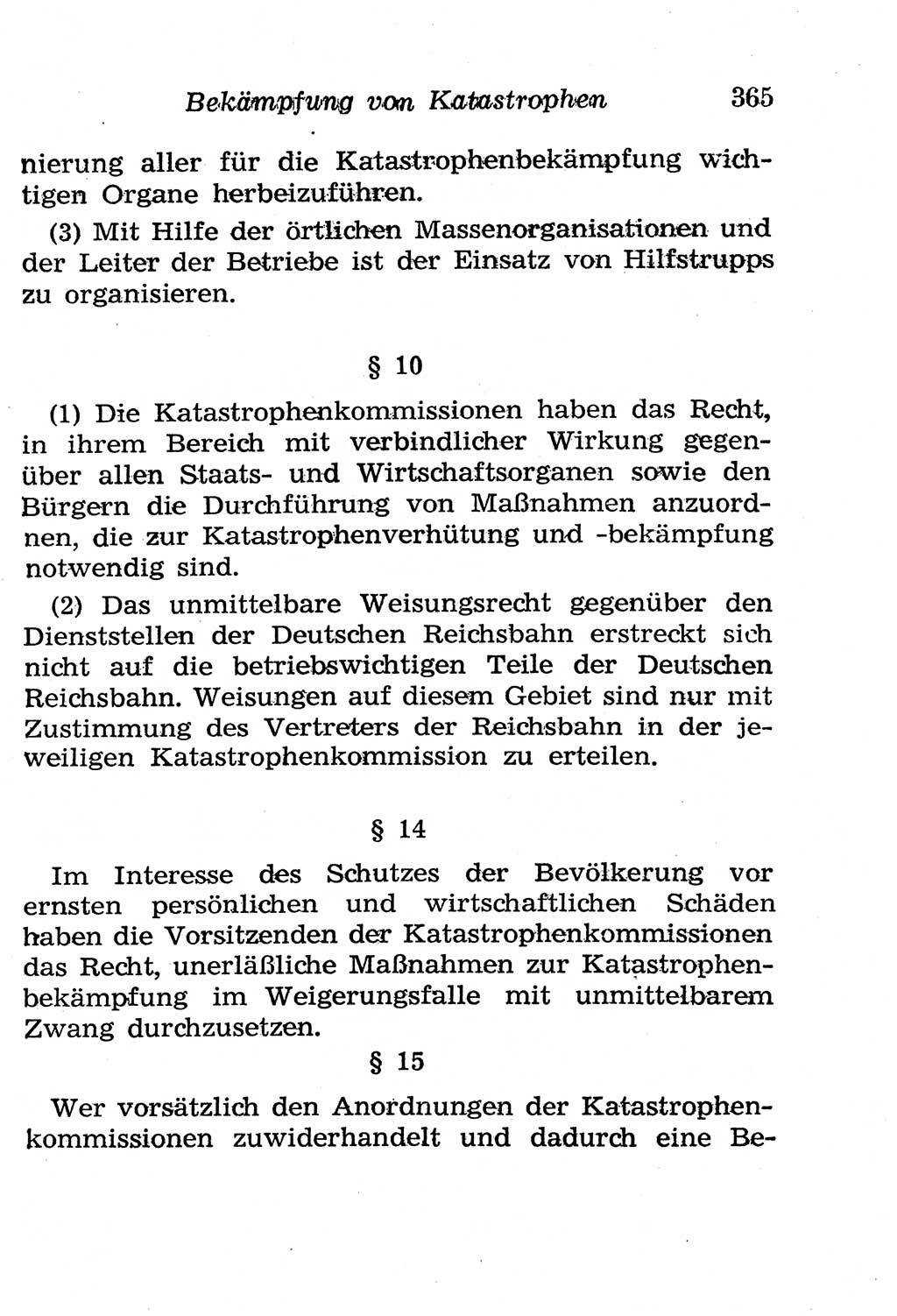 Strafgesetzbuch (StGB) und andere Strafgesetze [Deutsche Demokratische Republik (DDR)] 1958, Seite 365 (StGB Strafges. DDR 1958, S. 365)