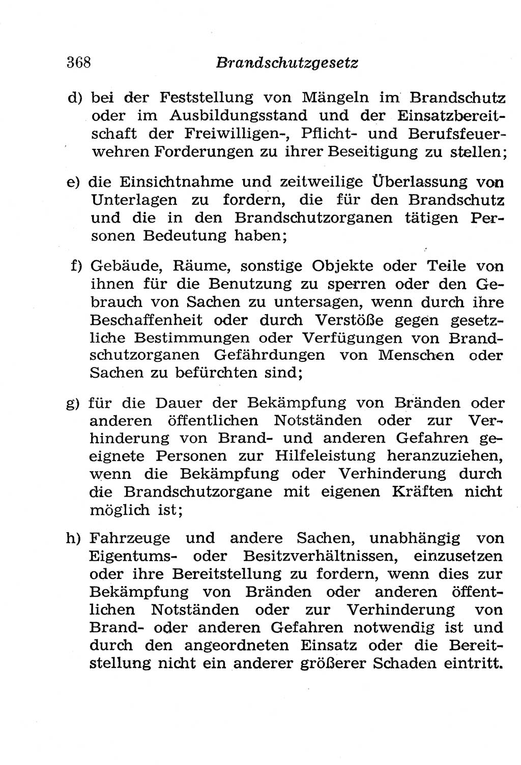 Strafgesetzbuch (StGB) und andere Strafgesetze [Deutsche Demokratische Republik (DDR)] 1958, Seite 368 (StGB Strafges. DDR 1958, S. 368)