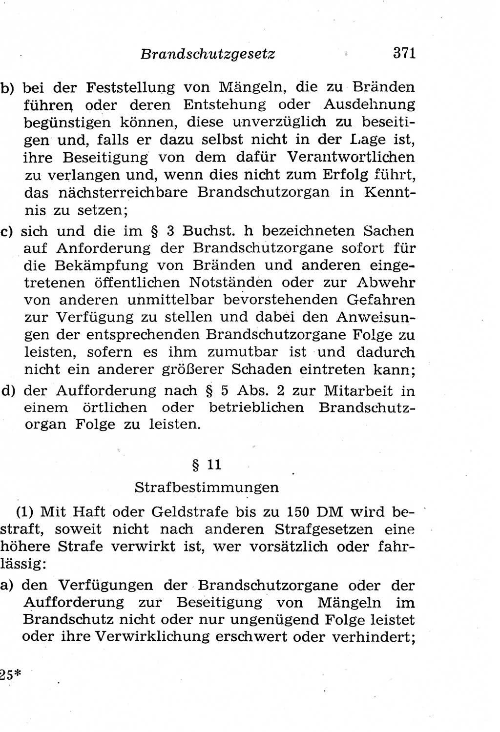 Strafgesetzbuch (StGB) und andere Strafgesetze [Deutsche Demokratische Republik (DDR)] 1958, Seite 371 (StGB Strafges. DDR 1958, S. 371)