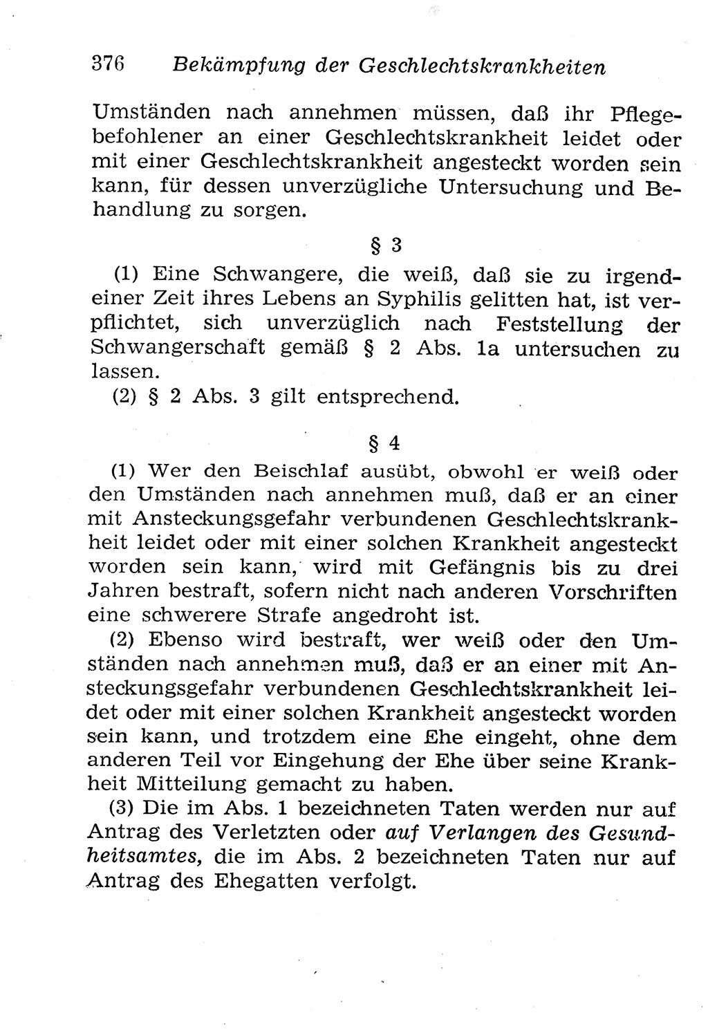 Strafgesetzbuch (StGB) und andere Strafgesetze [Deutsche Demokratische Republik (DDR)] 1958, Seite 376 (StGB Strafges. DDR 1958, S. 376)