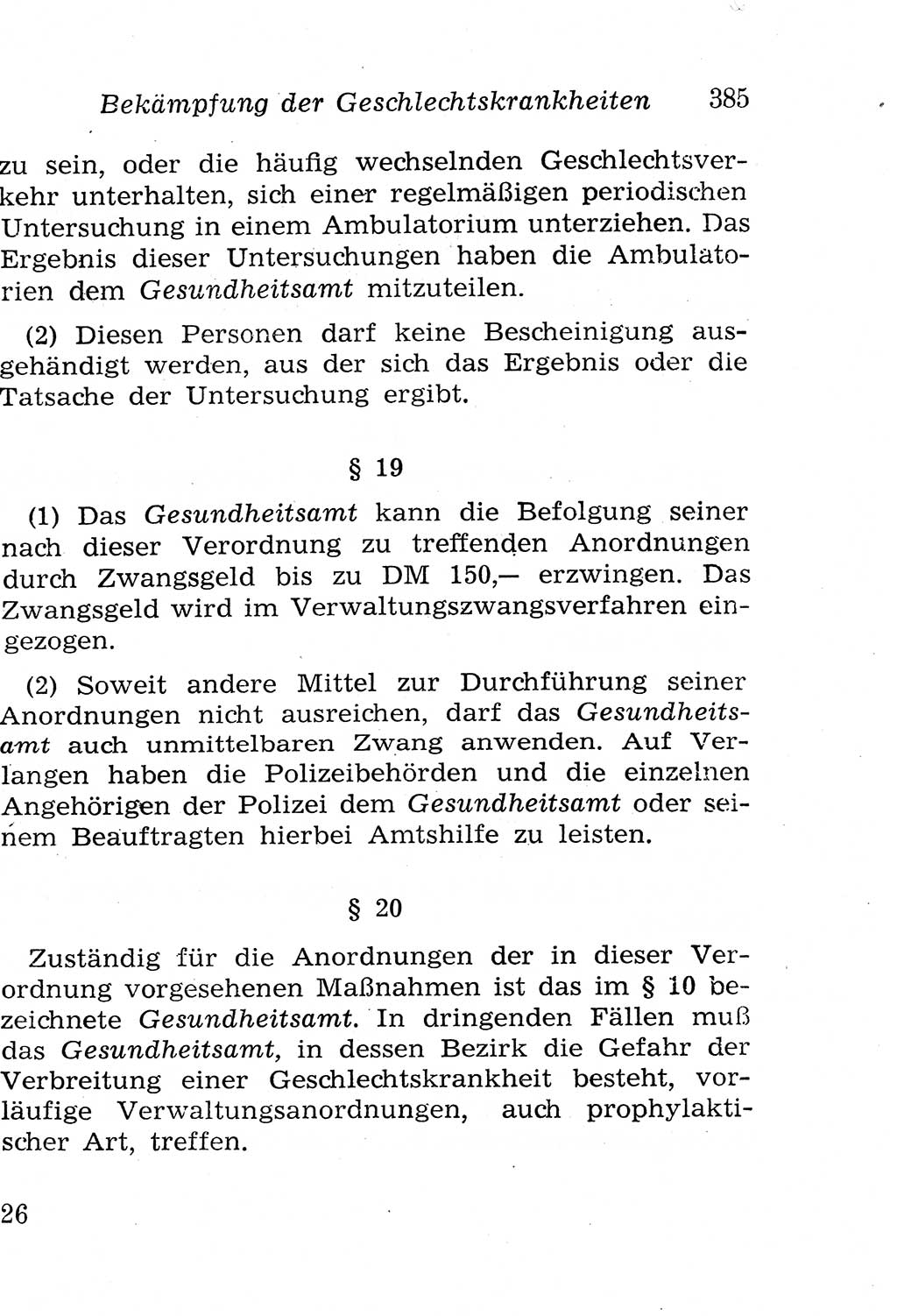 Strafgesetzbuch (StGB) und andere Strafgesetze [Deutsche Demokratische Republik (DDR)] 1958, Seite 385 (StGB Strafges. DDR 1958, S. 385)