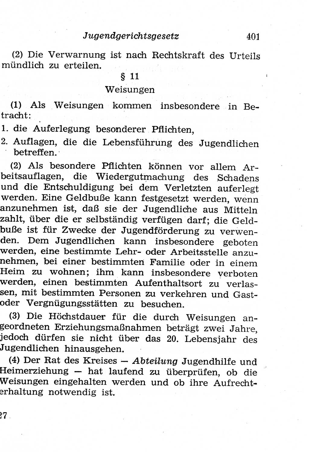 Strafgesetzbuch (StGB) und andere Strafgesetze [Deutsche Demokratische Republik (DDR)] 1958, Seite 401 (StGB Strafges. DDR 1958, S. 401)