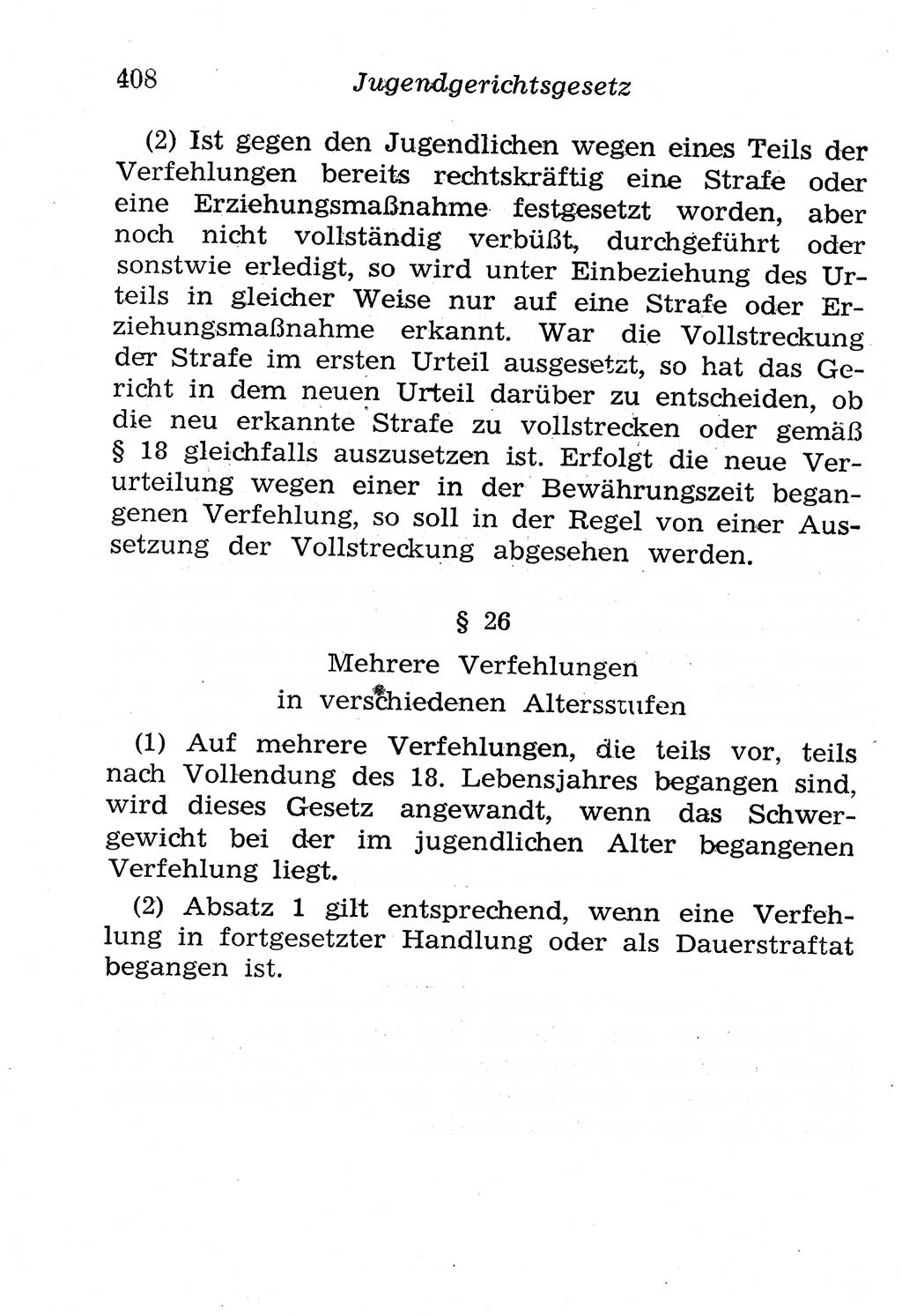 Strafgesetzbuch (StGB) und andere Strafgesetze [Deutsche Demokratische Republik (DDR)] 1958, Seite 408 (StGB Strafges. DDR 1958, S. 408)