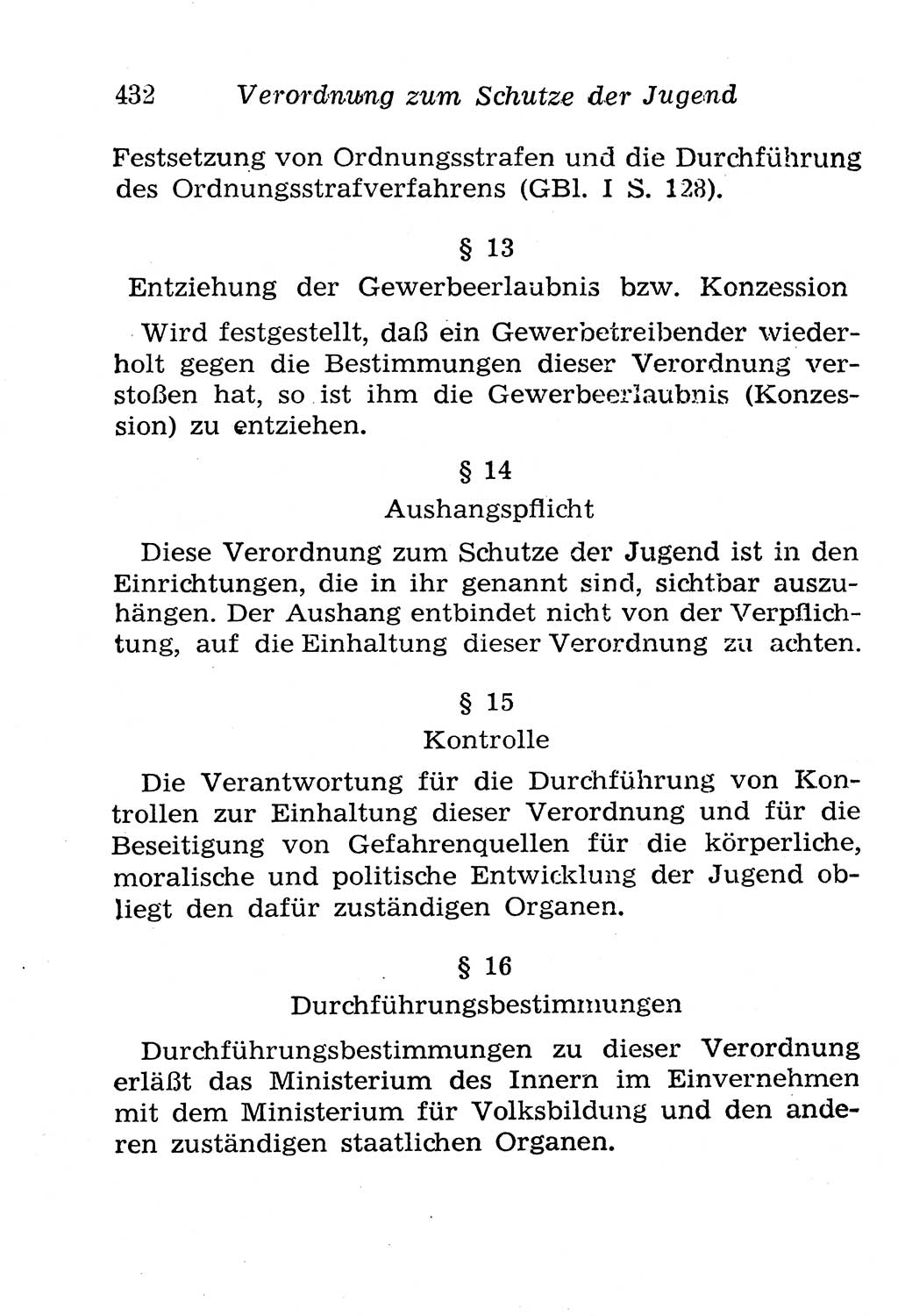 Strafgesetzbuch (StGB) und andere Strafgesetze [Deutsche Demokratische Republik (DDR)] 1958, Seite 432 (StGB Strafges. DDR 1958, S. 432)