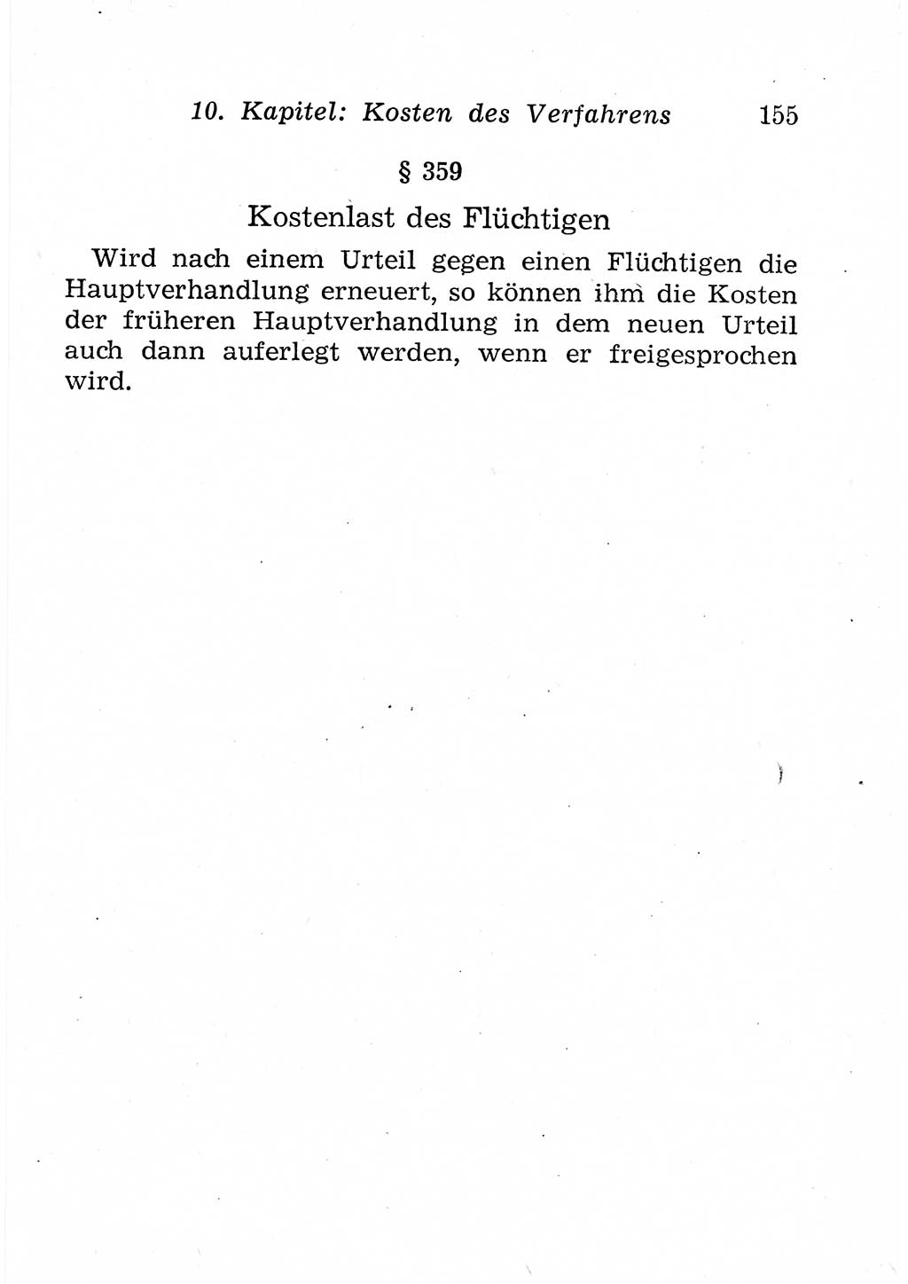 Strafprozeßordnung (StPO), Gerichtsverfassungsgesetz (GVG), Staatsanwaltsgesetz (StAG), Jugendgerichtsgesetz (JGG) und Strafregistergesetz (StRegG) [Deutsche Demokratische Republik (DDR)] 1958, Seite 155 (StPO GVG StAG JGG StRegG DDR 1958, S. 155)