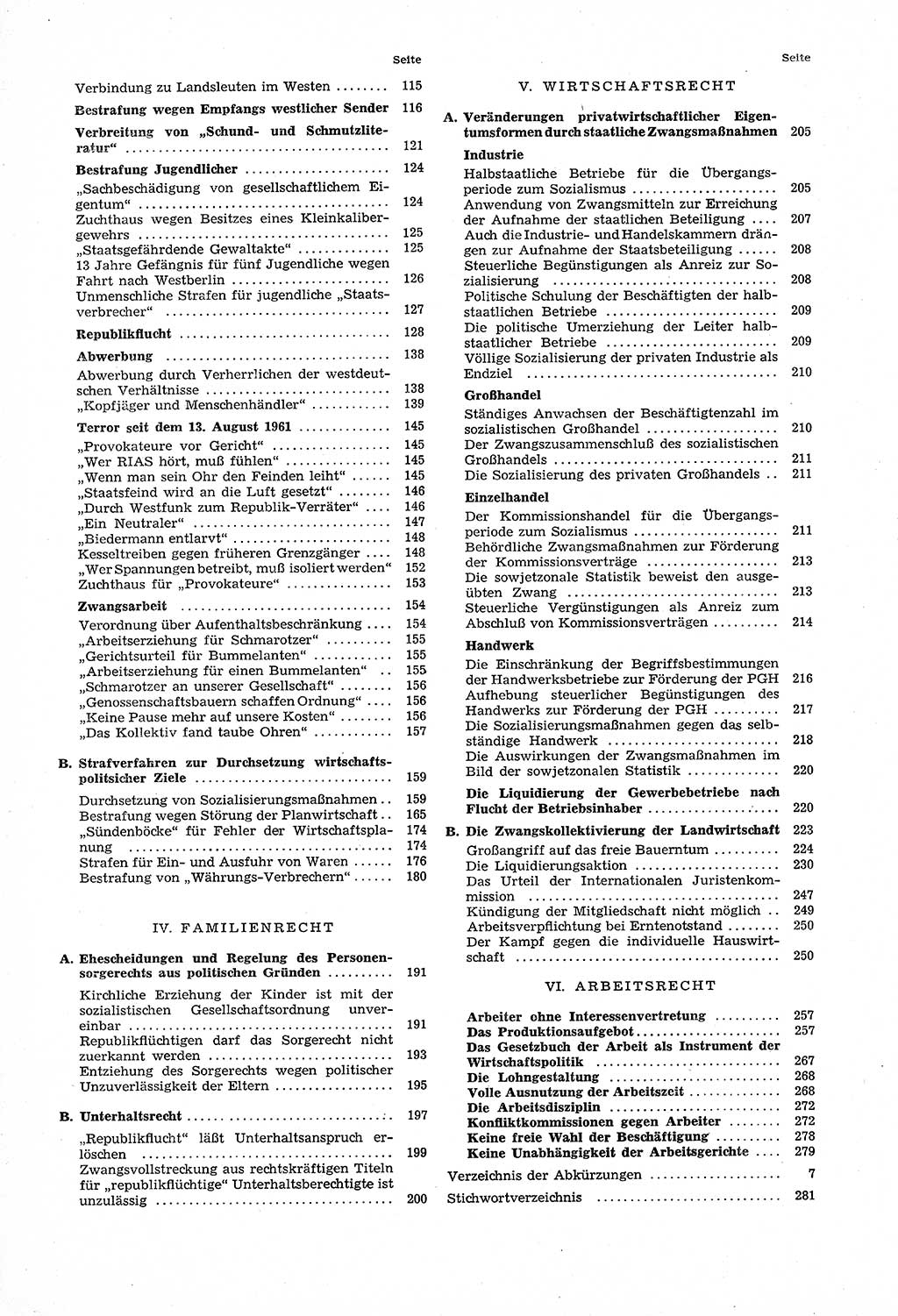 Unrecht als System, Dokumente über planmäßige Rechtsverletzungen in der Sowjetzone Deutschlands, zusammengestellt vom Untersuchungsausschuß Freiheitlicher Juristen (UFJ), Teil Ⅳ 1958-1961, herausgegeben vom Bundesministerium für gesamtdeutsche Fragen, Bonn und Berlin 1962, Seite 6 (Unr. Syst. 1958-1961, S. 6)