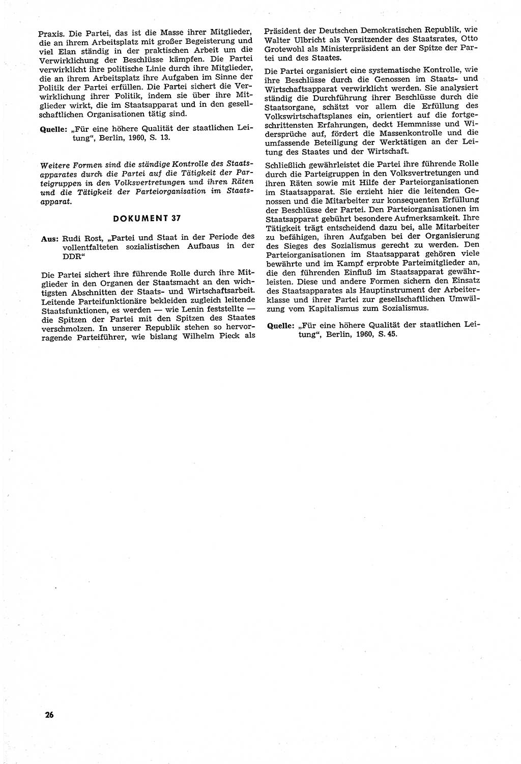 Unrecht als System, Dokumente über planmäßige Rechtsverletzungen in der Sowjetzone Deutschlands, zusammengestellt vom Untersuchungsausschuß Freiheitlicher Juristen (UFJ), Teil Ⅳ 1958-1961, herausgegeben vom Bundesministerium für gesamtdeutsche Fragen, Bonn und Berlin 1962, Seite 26 (Unr. Syst. 1958-1961, S. 26)