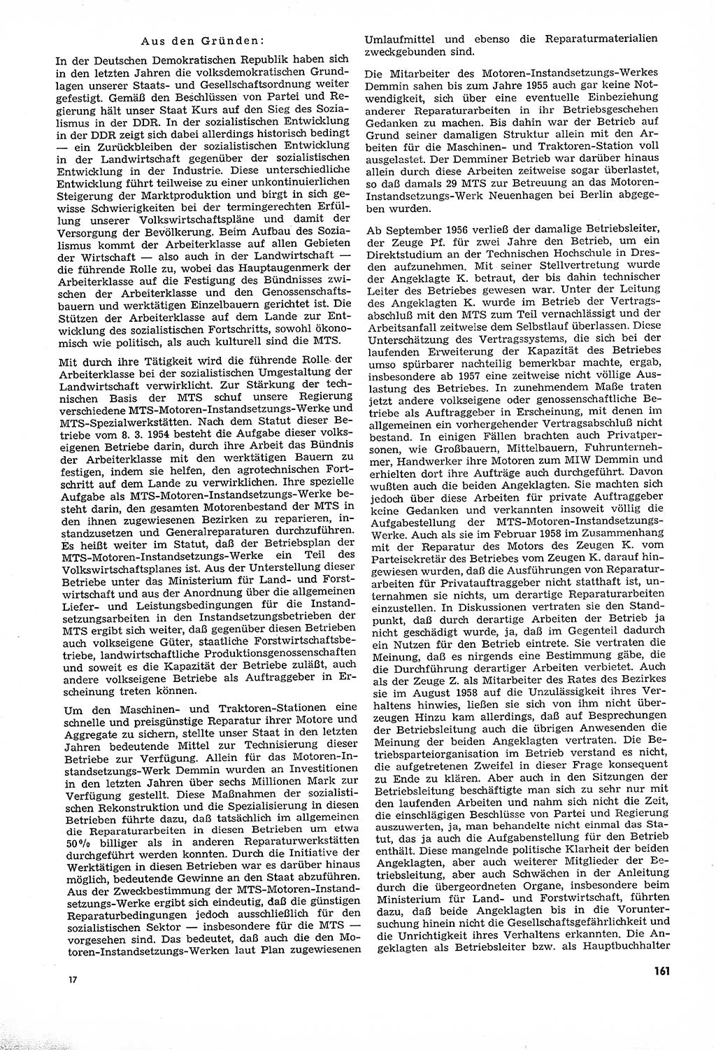 Unrecht als System, Dokumente über planmäßige Rechtsverletzungen in der Sowjetzone Deutschlands, zusammengestellt vom Untersuchungsausschuß Freiheitlicher Juristen (UFJ), Teil Ⅳ 1958-1961, herausgegeben vom Bundesministerium für gesamtdeutsche Fragen, Bonn und Berlin 1962, Seite 161 (Unr. Syst. 1958-1961, S. 161)