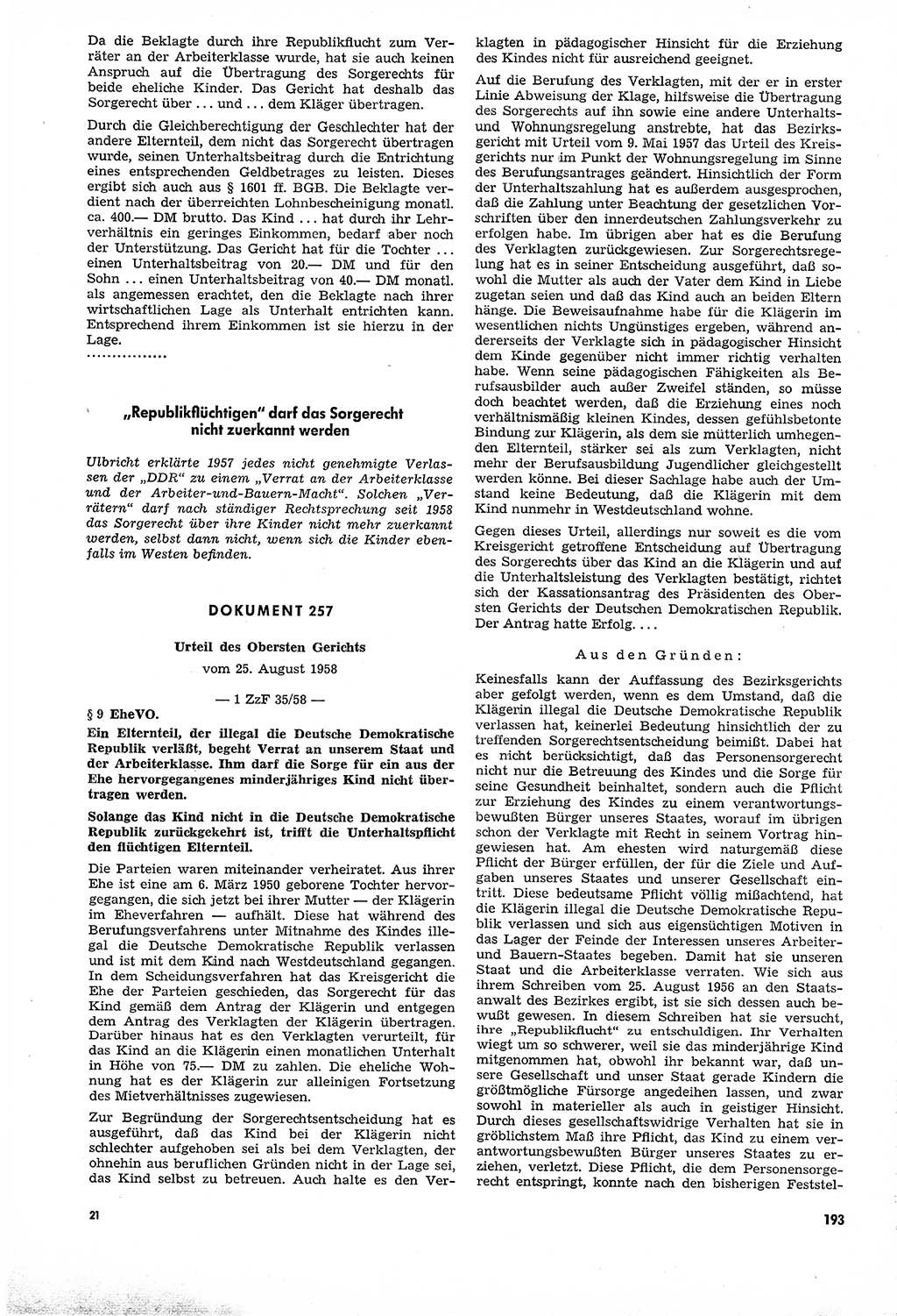 Unrecht als System, Dokumente über planmäßige Rechtsverletzungen in der Sowjetzone Deutschlands, zusammengestellt vom Untersuchungsausschuß Freiheitlicher Juristen (UFJ), Teil Ⅳ 1958-1961, herausgegeben vom Bundesministerium für gesamtdeutsche Fragen, Bonn und Berlin 1962, Seite 193 (Unr. Syst. 1958-1961, S. 193)