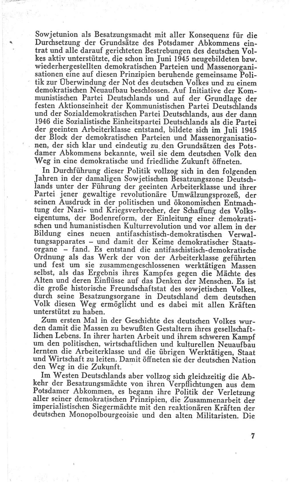 Handbuch der Volkskammer (VK) der Deutschen Demokratischen Republik (DDR), 3. Wahlperiode 1958-1963, Seite 7 (Hdb. VK. DDR 3. WP. 1958-1963, S. 7)