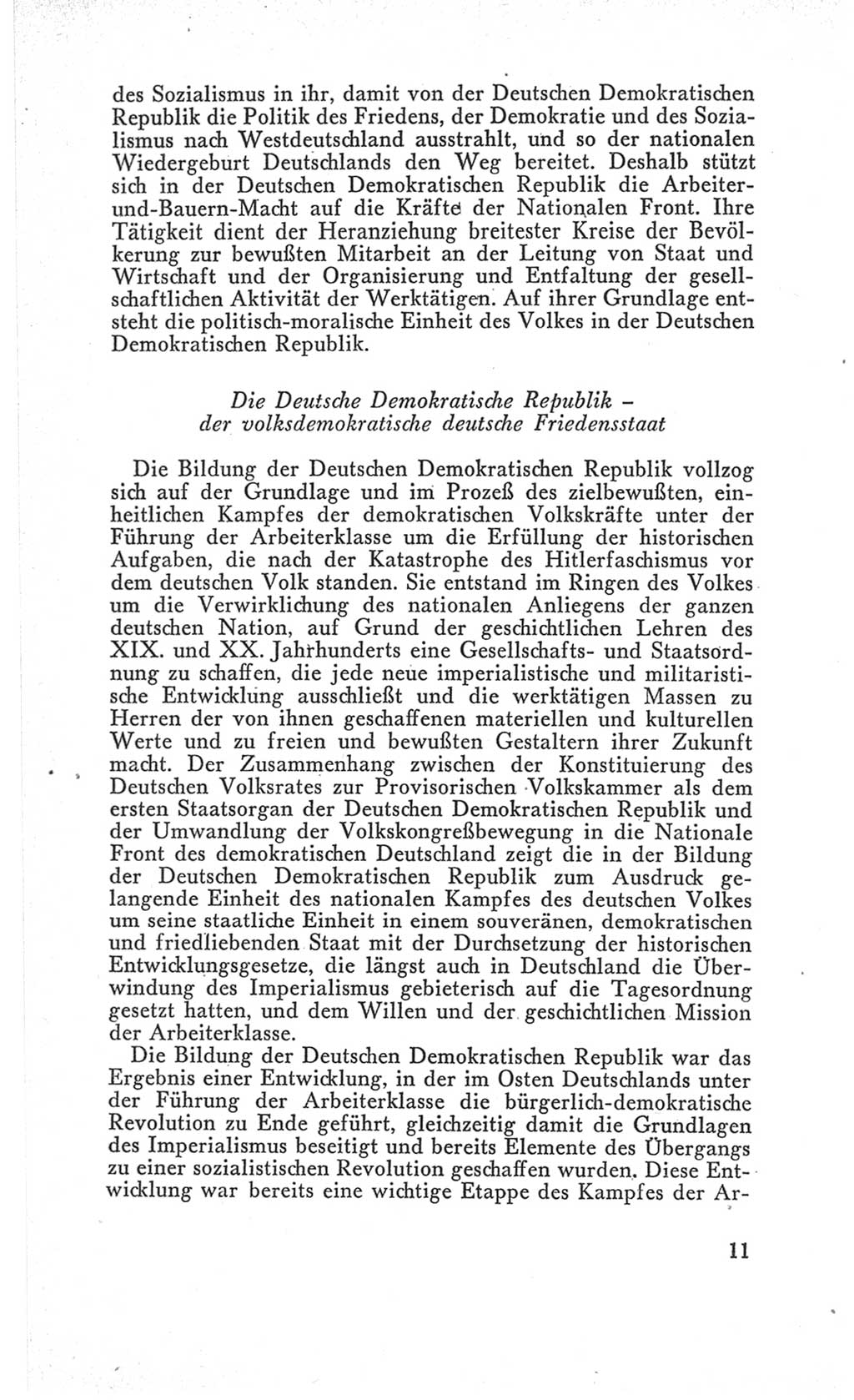 Handbuch der Volkskammer (VK) der Deutschen Demokratischen Republik (DDR), 3. Wahlperiode 1958-1963, Seite 11 (Hdb. VK. DDR 3. WP. 1958-1963, S. 11)