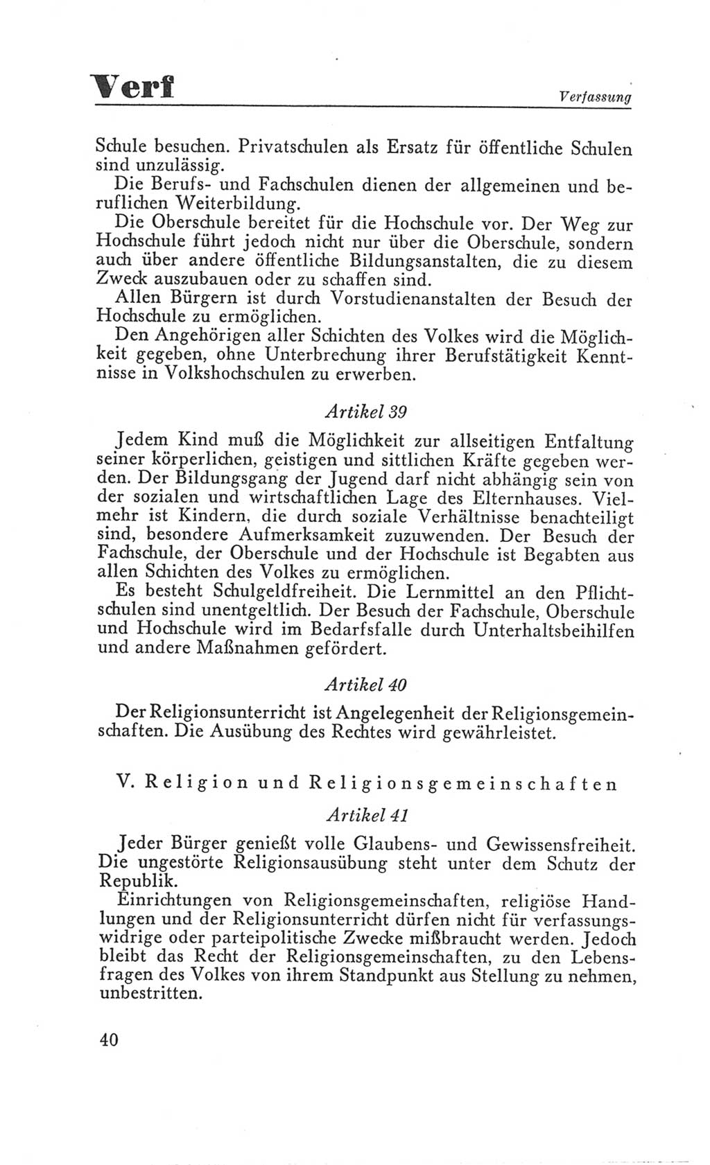 Handbuch der Volkskammer (VK) der Deutschen Demokratischen Republik (DDR), 3. Wahlperiode 1958-1963, Seite 40 (Hdb. VK. DDR 3. WP. 1958-1963, S. 40)