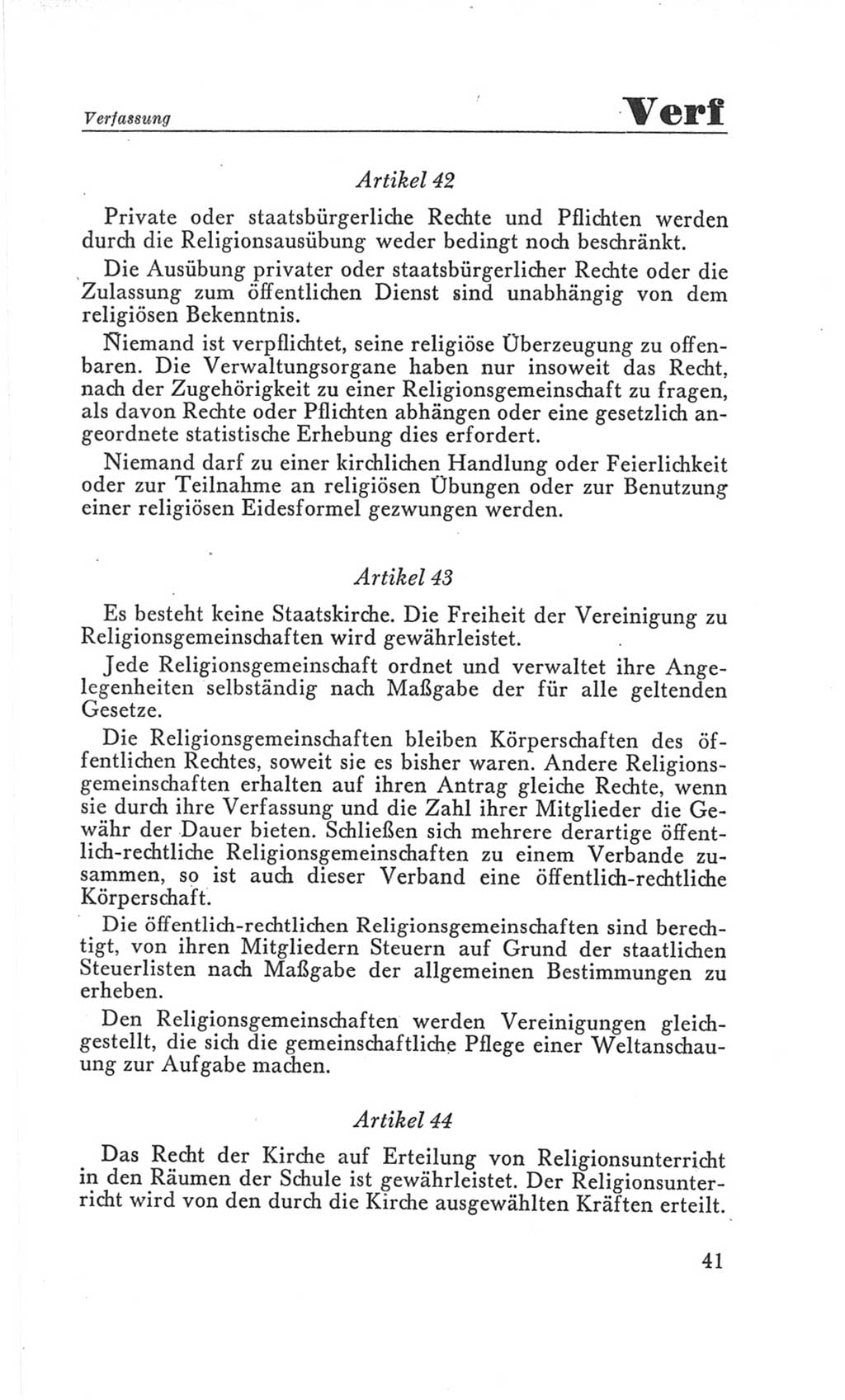 Handbuch der Volkskammer (VK) der Deutschen Demokratischen Republik (DDR), 3. Wahlperiode 1958-1963, Seite 41 (Hdb. VK. DDR 3. WP. 1958-1963, S. 41)