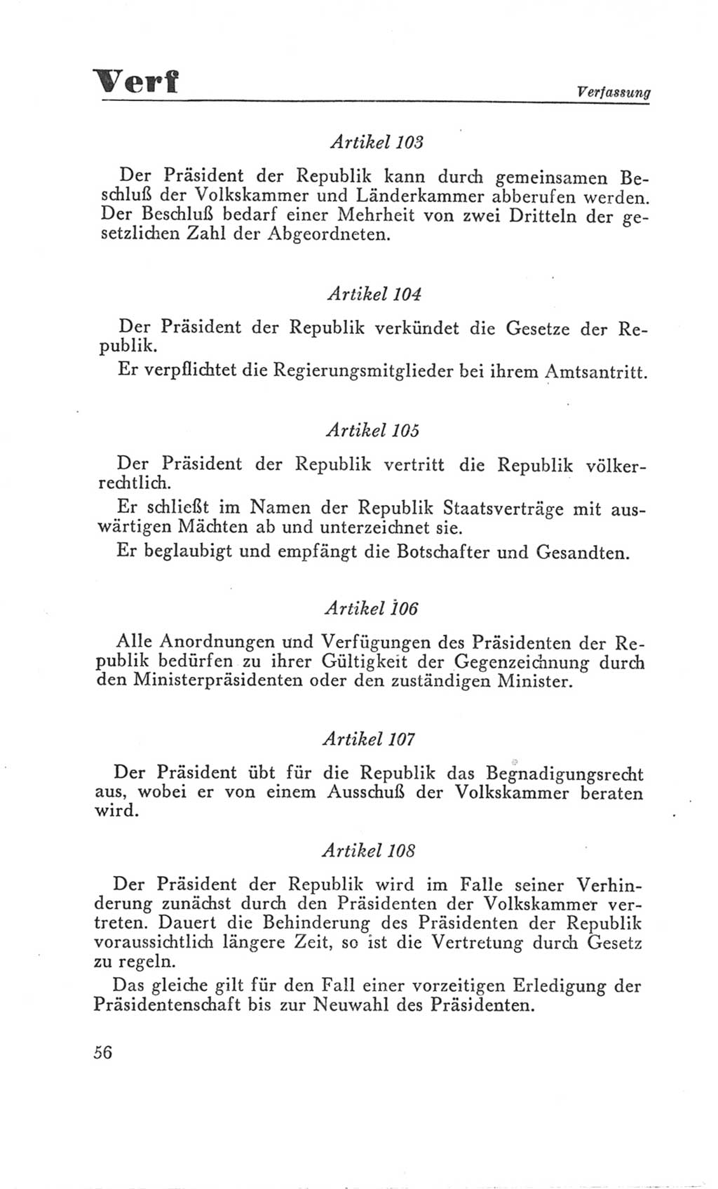 Handbuch der Volkskammer (VK) der Deutschen Demokratischen Republik (DDR), 3. Wahlperiode 1958-1963, Seite 56 (Hdb. VK. DDR 3. WP. 1958-1963, S. 56)