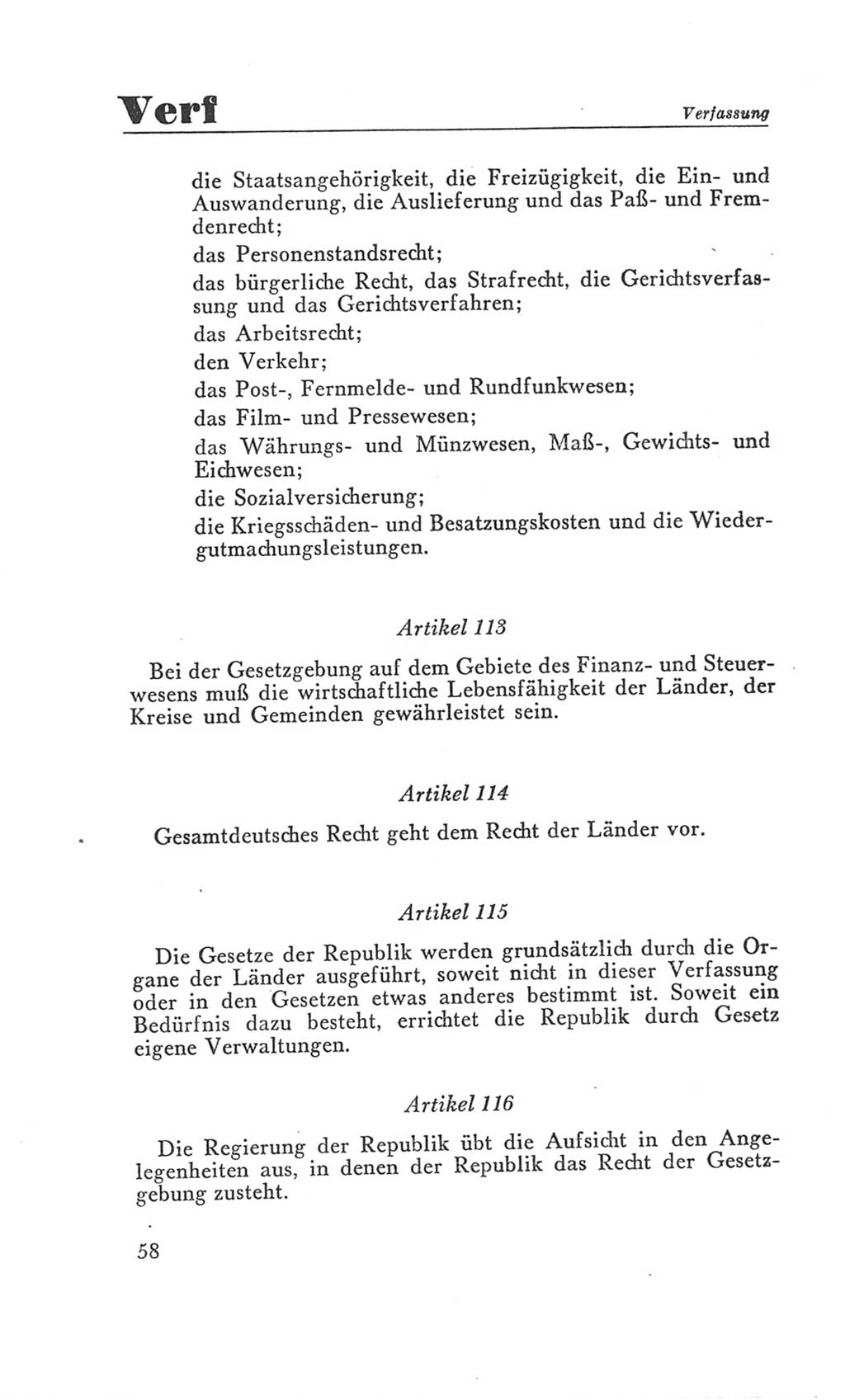 Handbuch der Volkskammer (VK) der Deutschen Demokratischen Republik (DDR), 3. Wahlperiode 1958-1963, Seite 58 (Hdb. VK. DDR 3. WP. 1958-1963, S. 58)