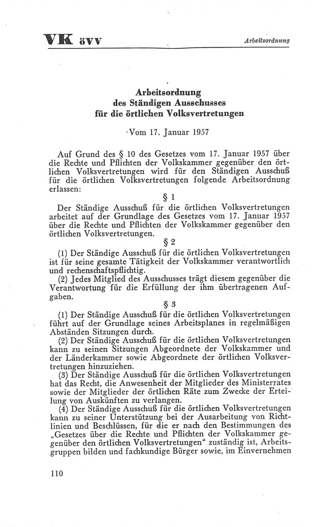 Handbuch der Volkskammer (VK) der Deutschen Demokratischen Republik (DDR), 3. Wahlperiode 1958-1963, Seite 110 (Hdb. VK. DDR 3. WP. 1958-1963, S. 110)