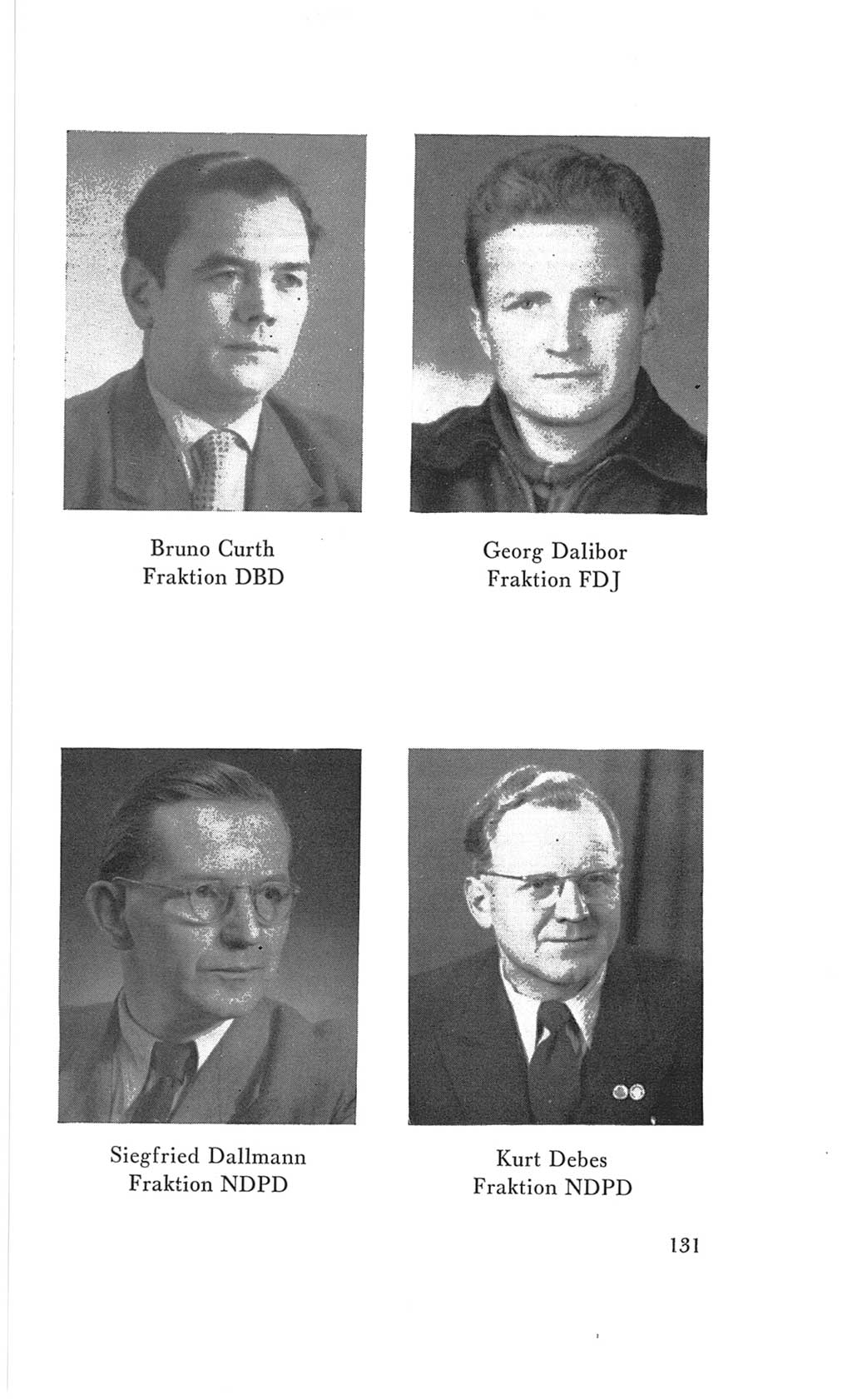 Handbuch der Volkskammer (VK) der Deutschen Demokratischen Republik (DDR), 3. Wahlperiode 1958-1963, Seite 131 (Hdb. VK. DDR 3. WP. 1958-1963, S. 131)