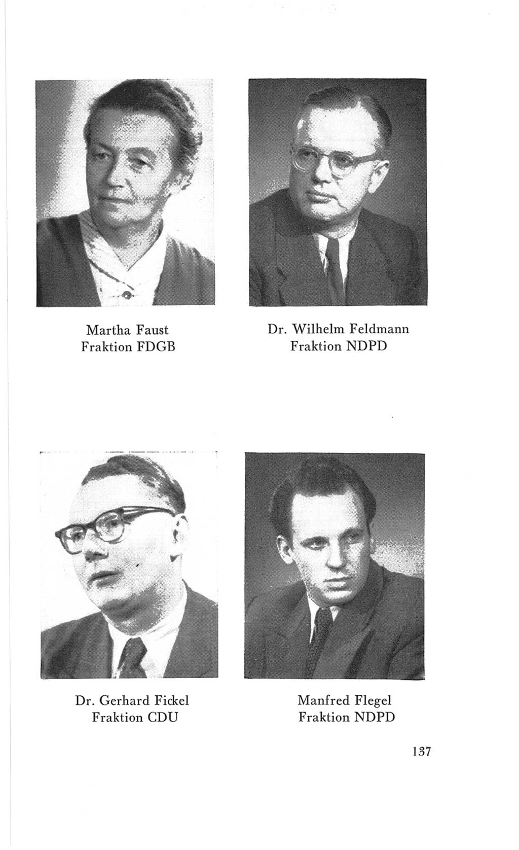 Handbuch der Volkskammer (VK) der Deutschen Demokratischen Republik (DDR), 3. Wahlperiode 1958-1963, Seite 137 (Hdb. VK. DDR 3. WP. 1958-1963, S. 137)