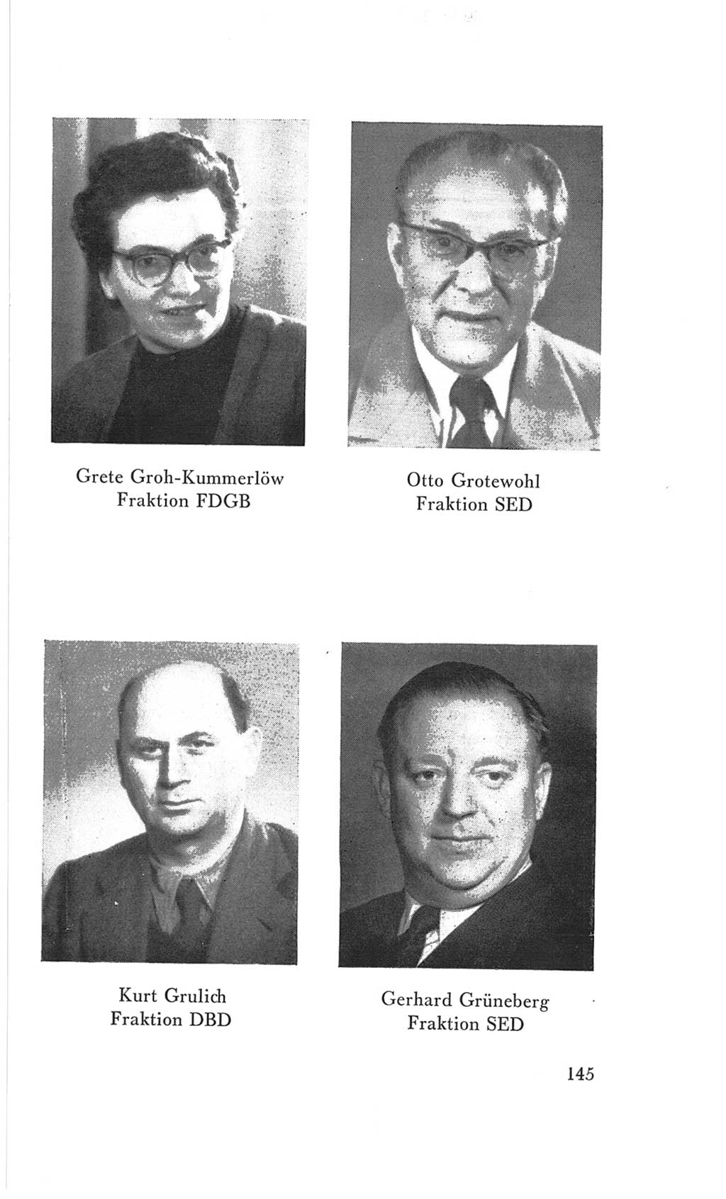 Handbuch der Volkskammer (VK) der Deutschen Demokratischen Republik (DDR), 3. Wahlperiode 1958-1963, Seite 145 (Hdb. VK. DDR 3. WP. 1958-1963, S. 145)