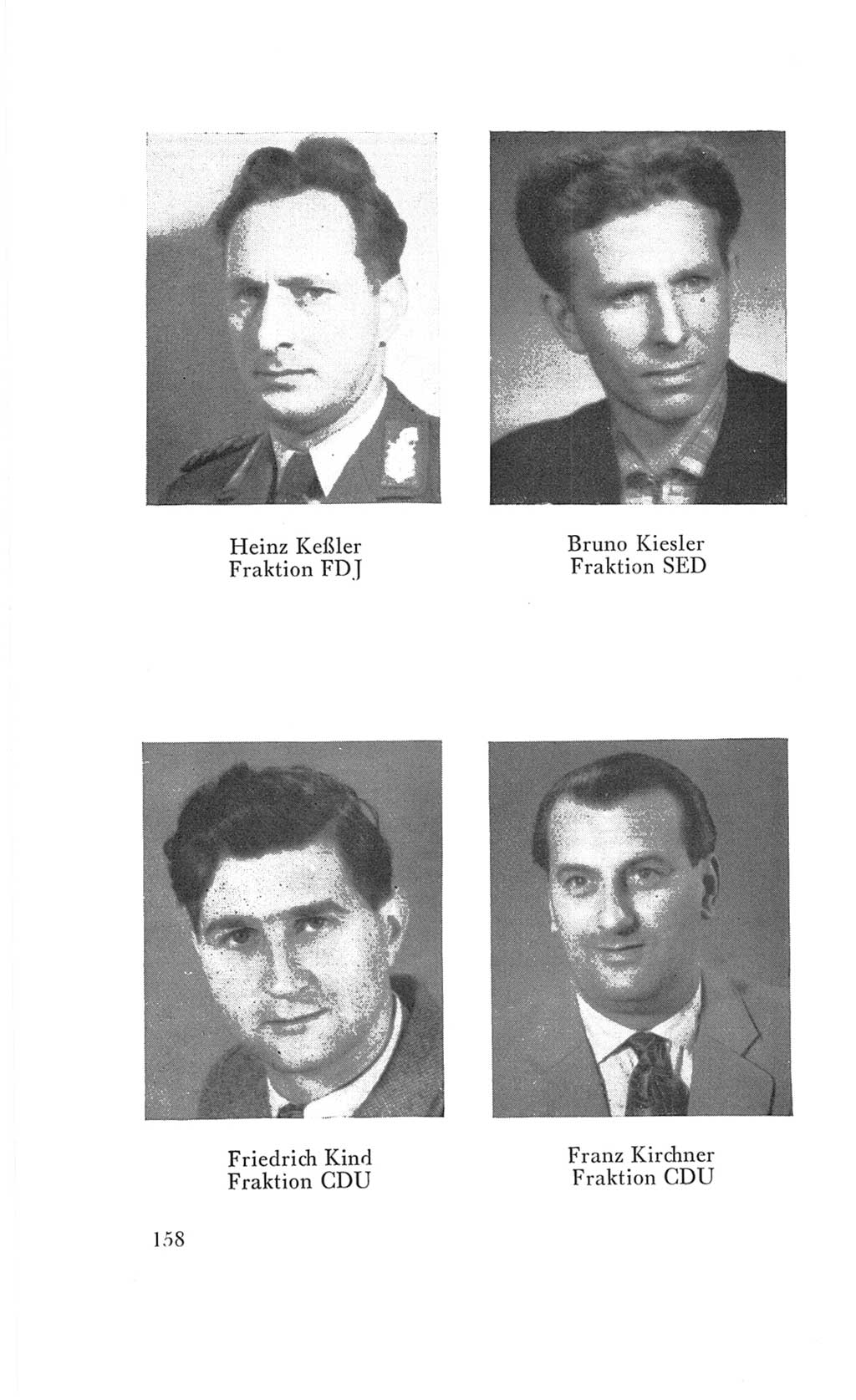 Handbuch der Volkskammer (VK) der Deutschen Demokratischen Republik (DDR), 3. Wahlperiode 1958-1963, Seite 158 (Hdb. VK. DDR 3. WP. 1958-1963, S. 158)
