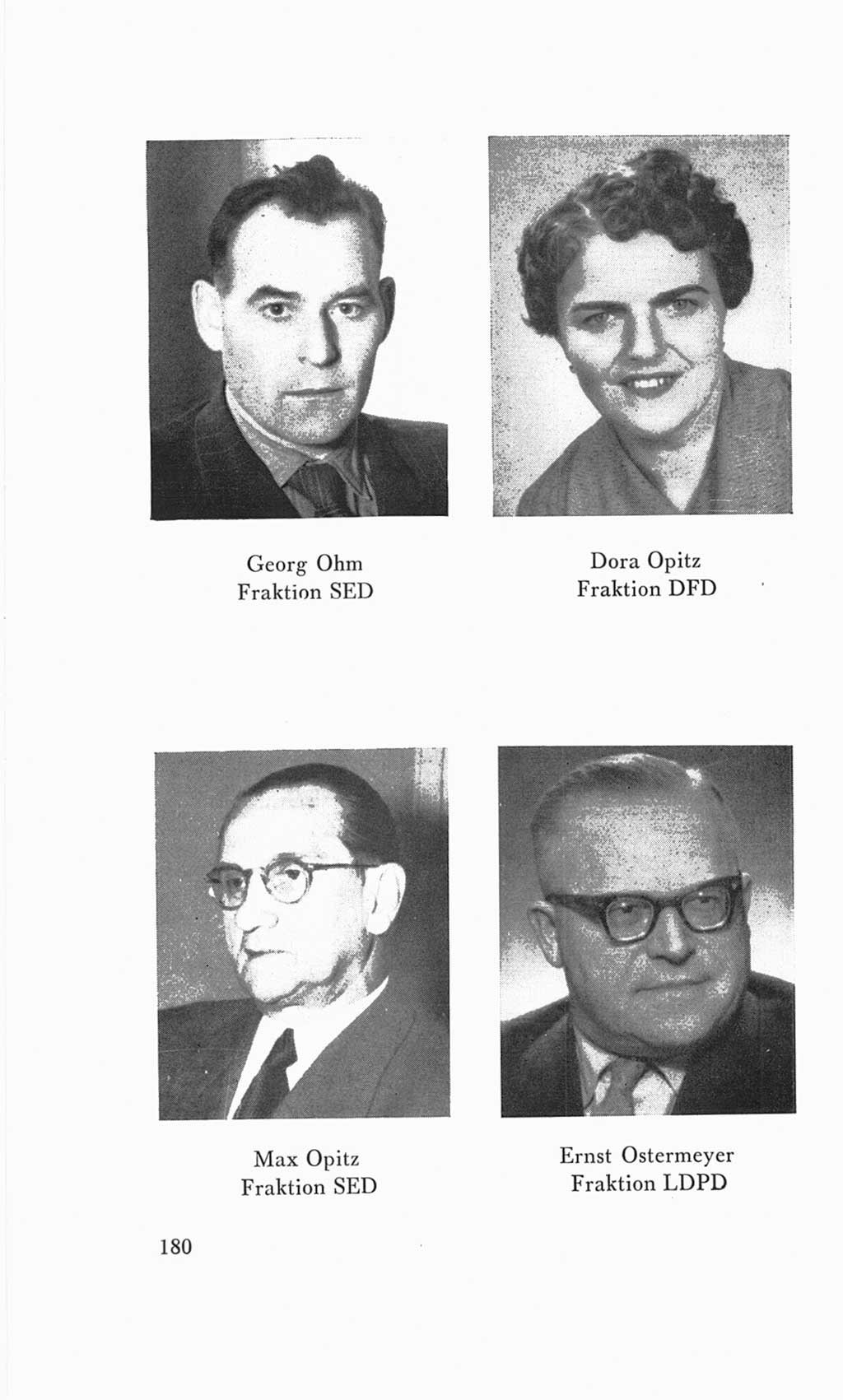 Handbuch der Volkskammer (VK) der Deutschen Demokratischen Republik (DDR), 3. Wahlperiode 1958-1963, Seite 180 (Hdb. VK. DDR 3. WP. 1958-1963, S. 180)